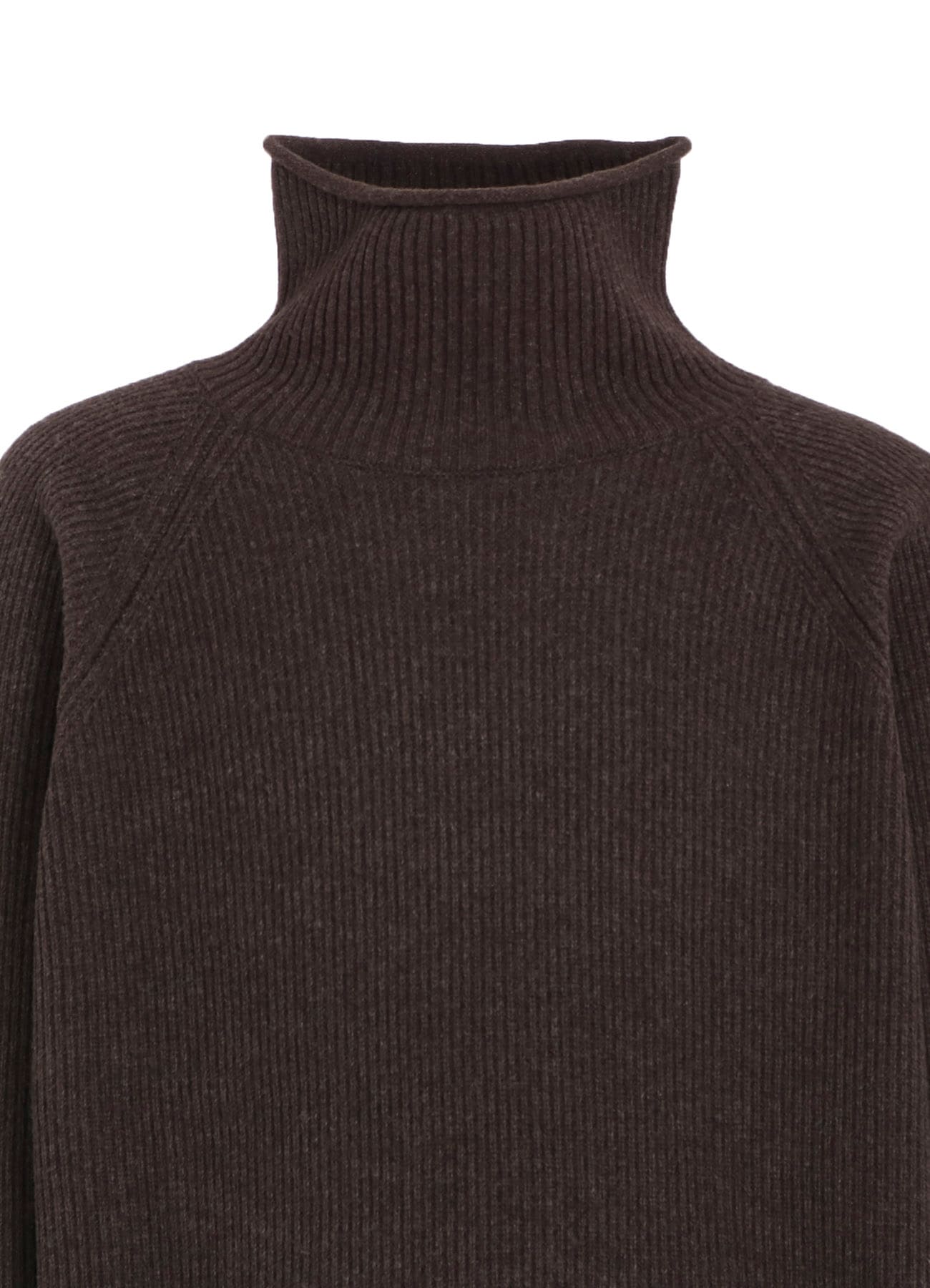 FINE MERINO WOOL RAGLAN TURTLE NECK