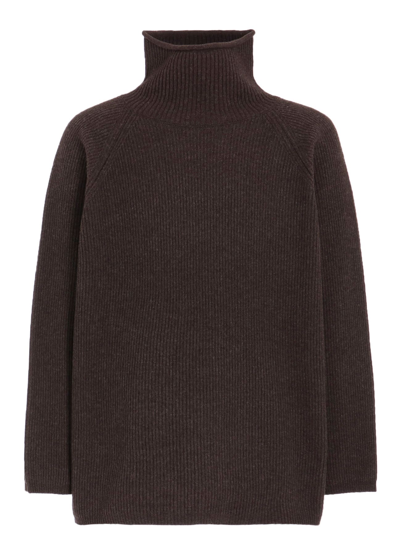 FINE MERINO WOOL RAGLAN TURTLE NECK