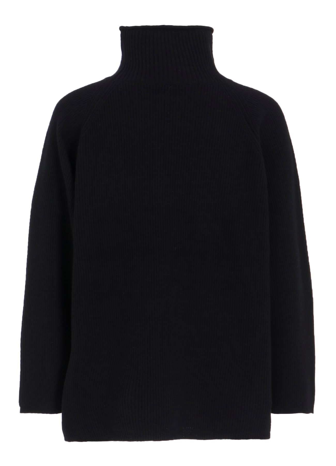 FINE MERINO WOOL RAGLAN TURTLE NECK