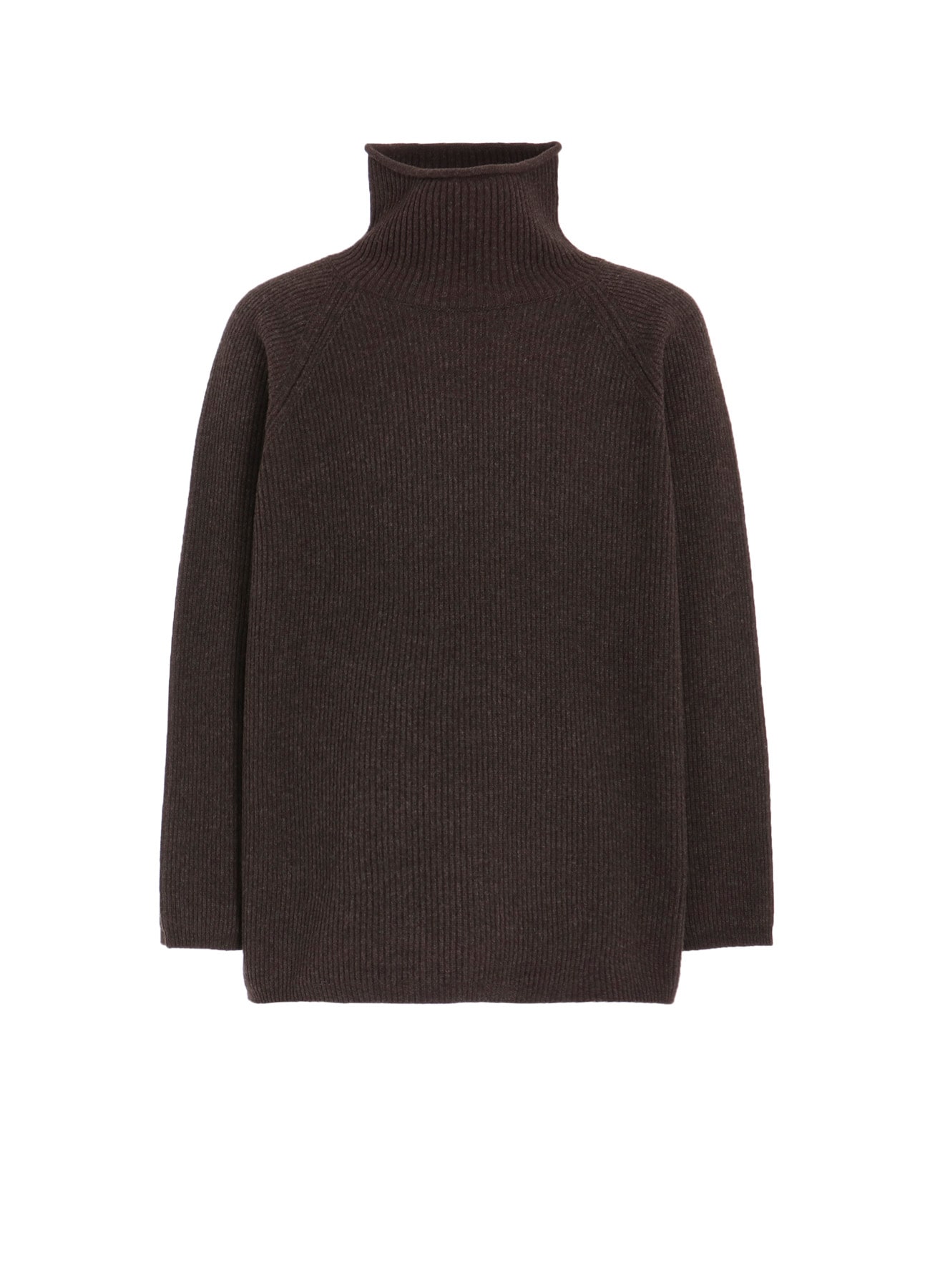 FINE MERINO WOOL RAGLAN TURTLE NECK