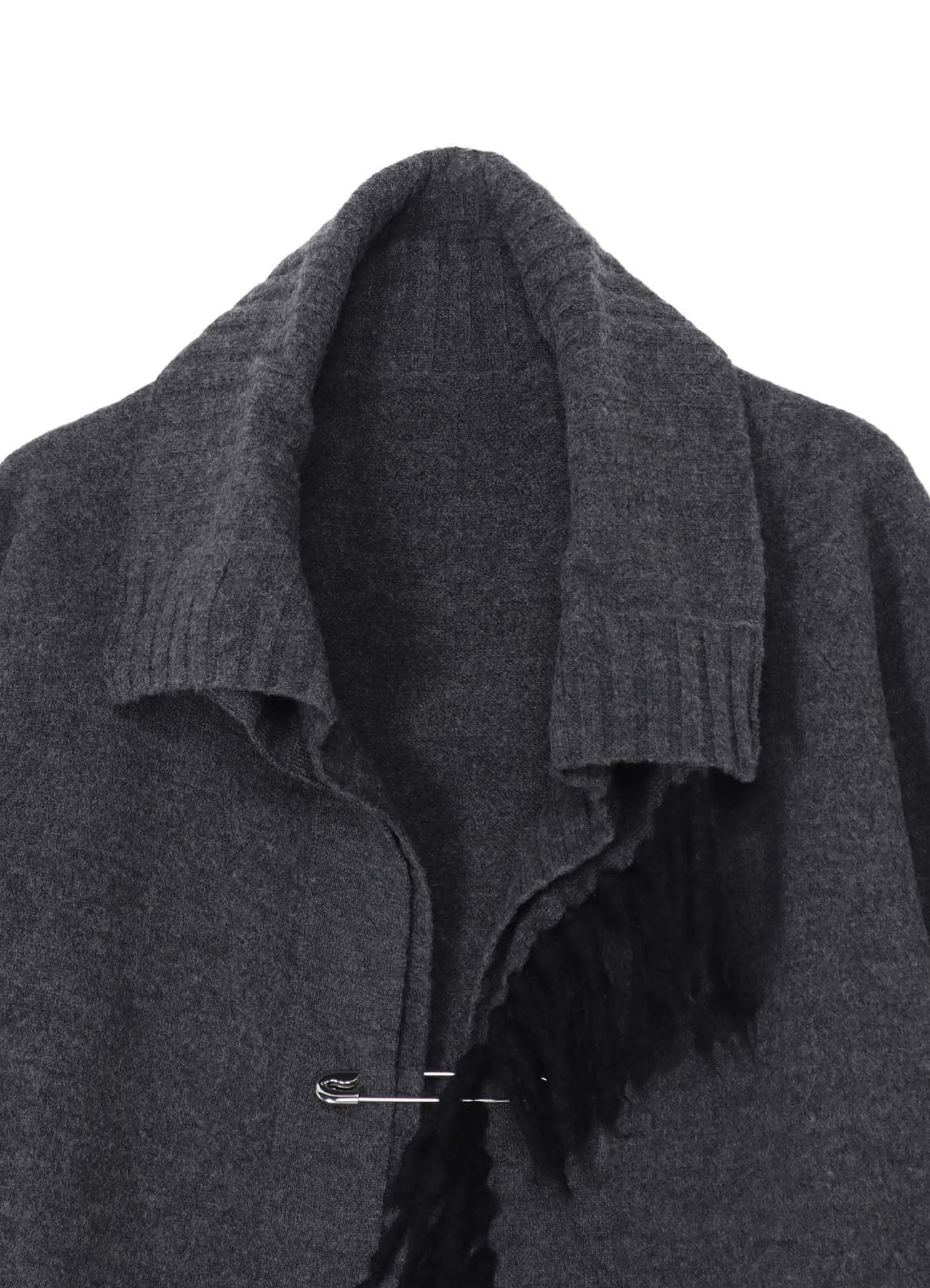 BoilMerinoWool FRINGE KNIT GOWN