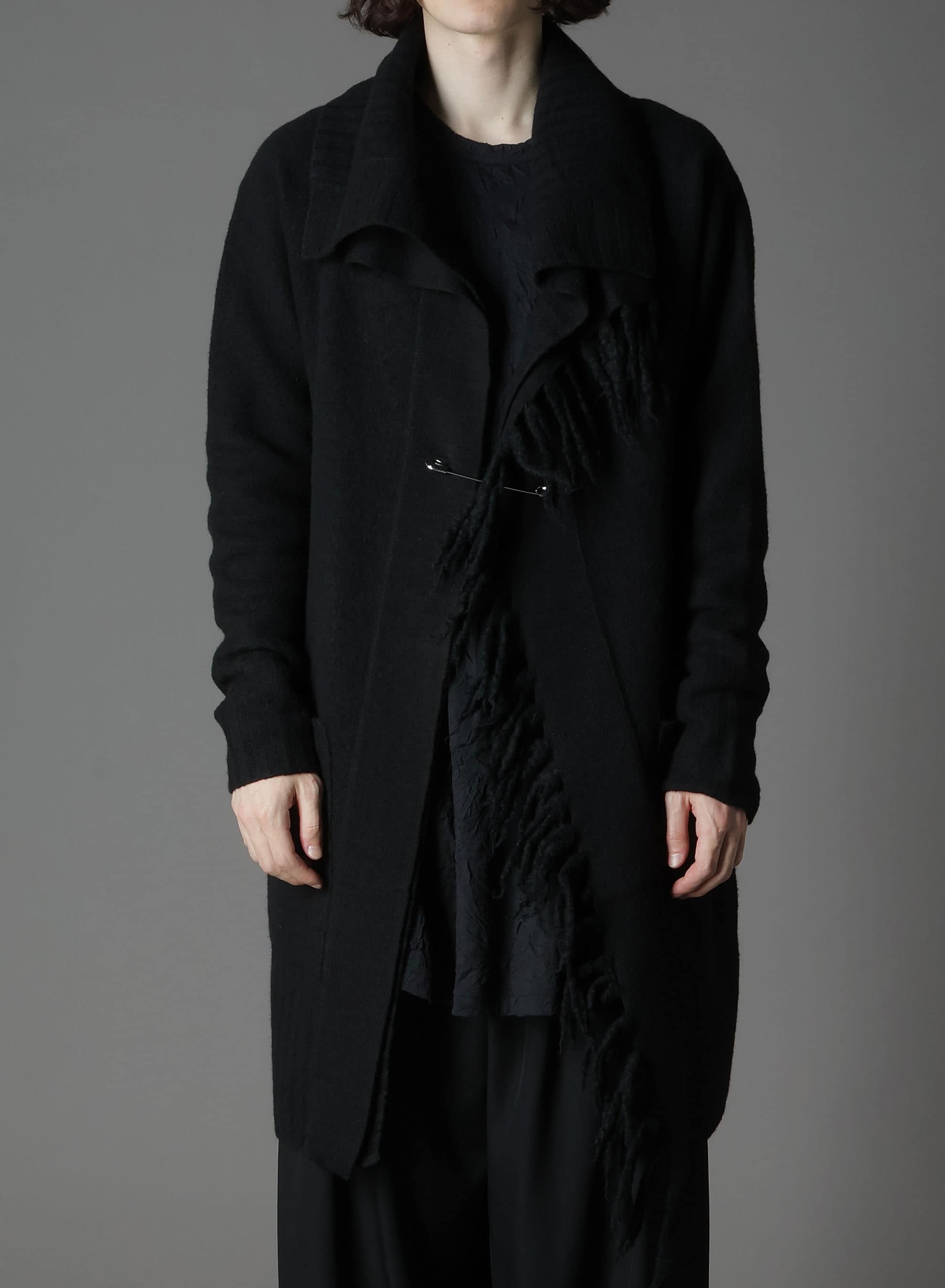 BoilMerinoWool FRINGE KNIT GOWN