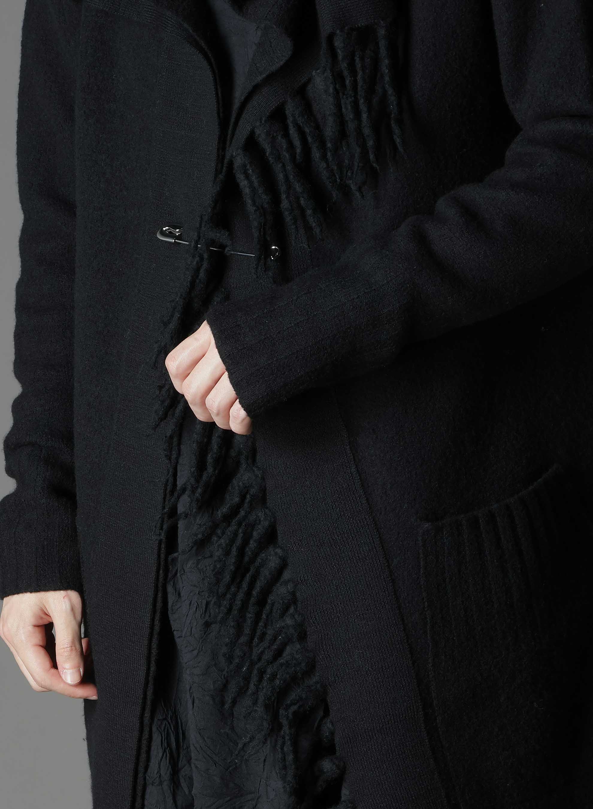 BoilMerinoWool FRINGE KNIT GOWN