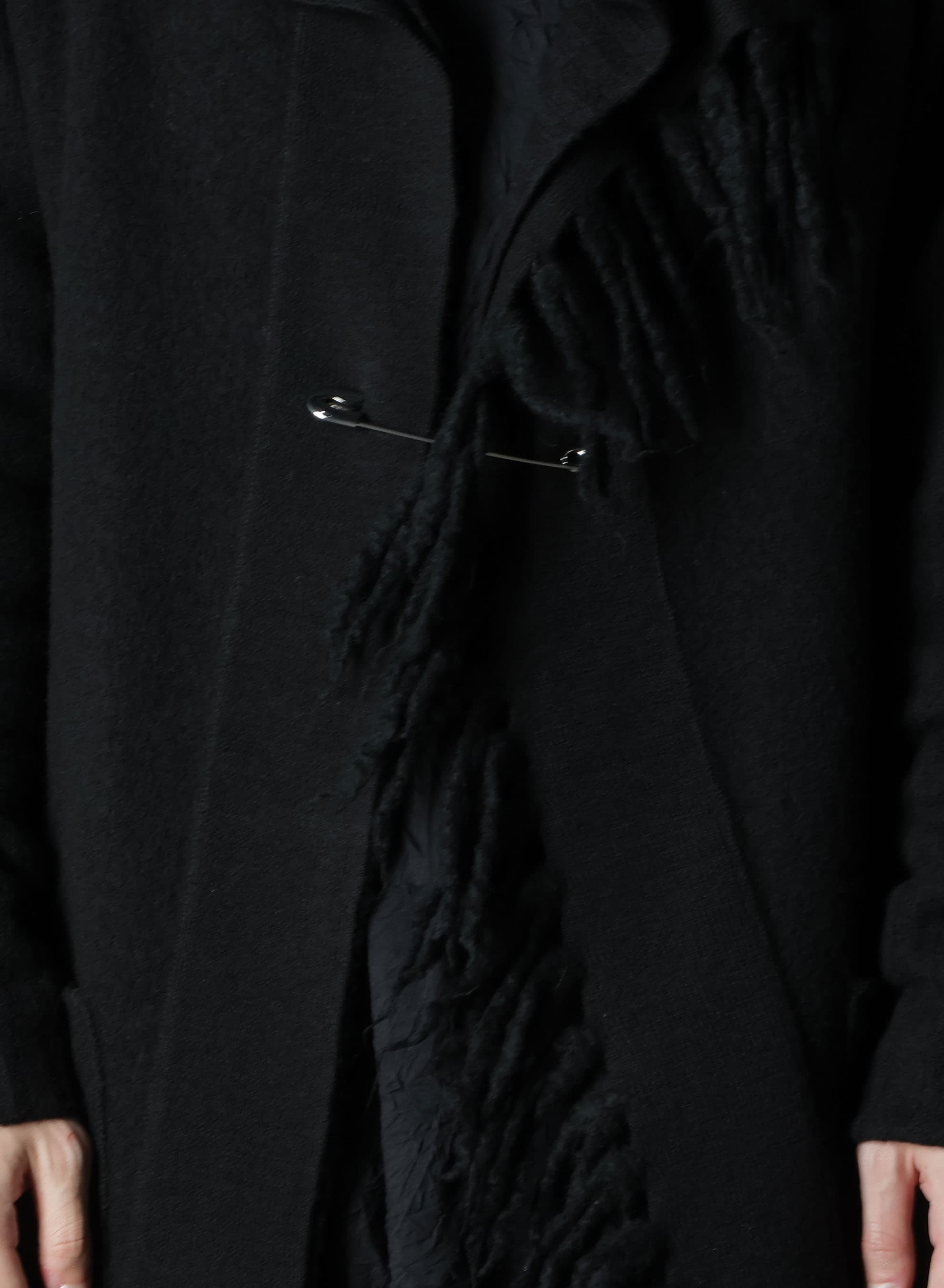 BoilMerinoWool FRINGE KNIT GOWN