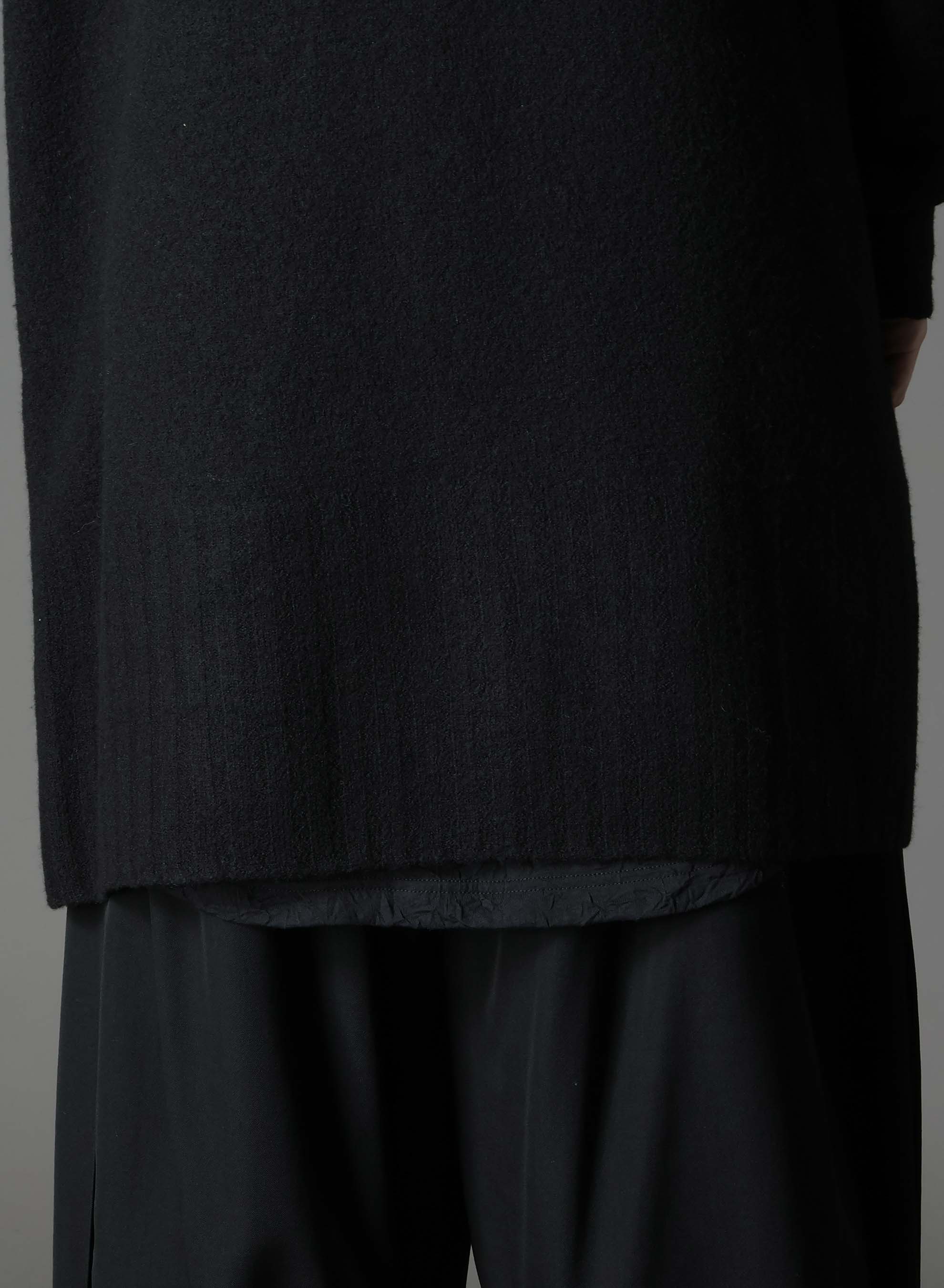 BoilMerinoWool FRINGE KNIT GOWN