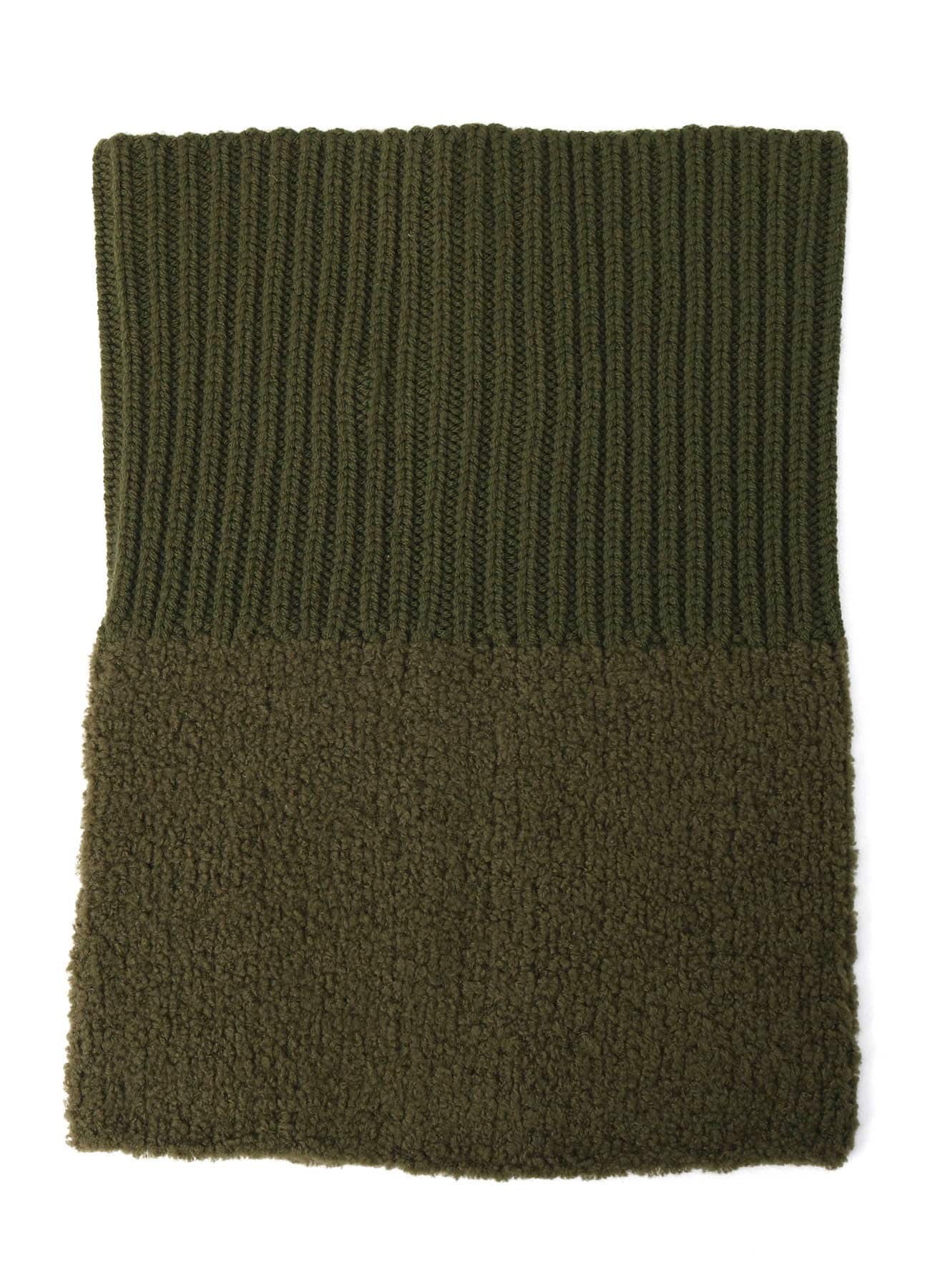 Wool boa+EX FineMerino Wool NECK WARMER