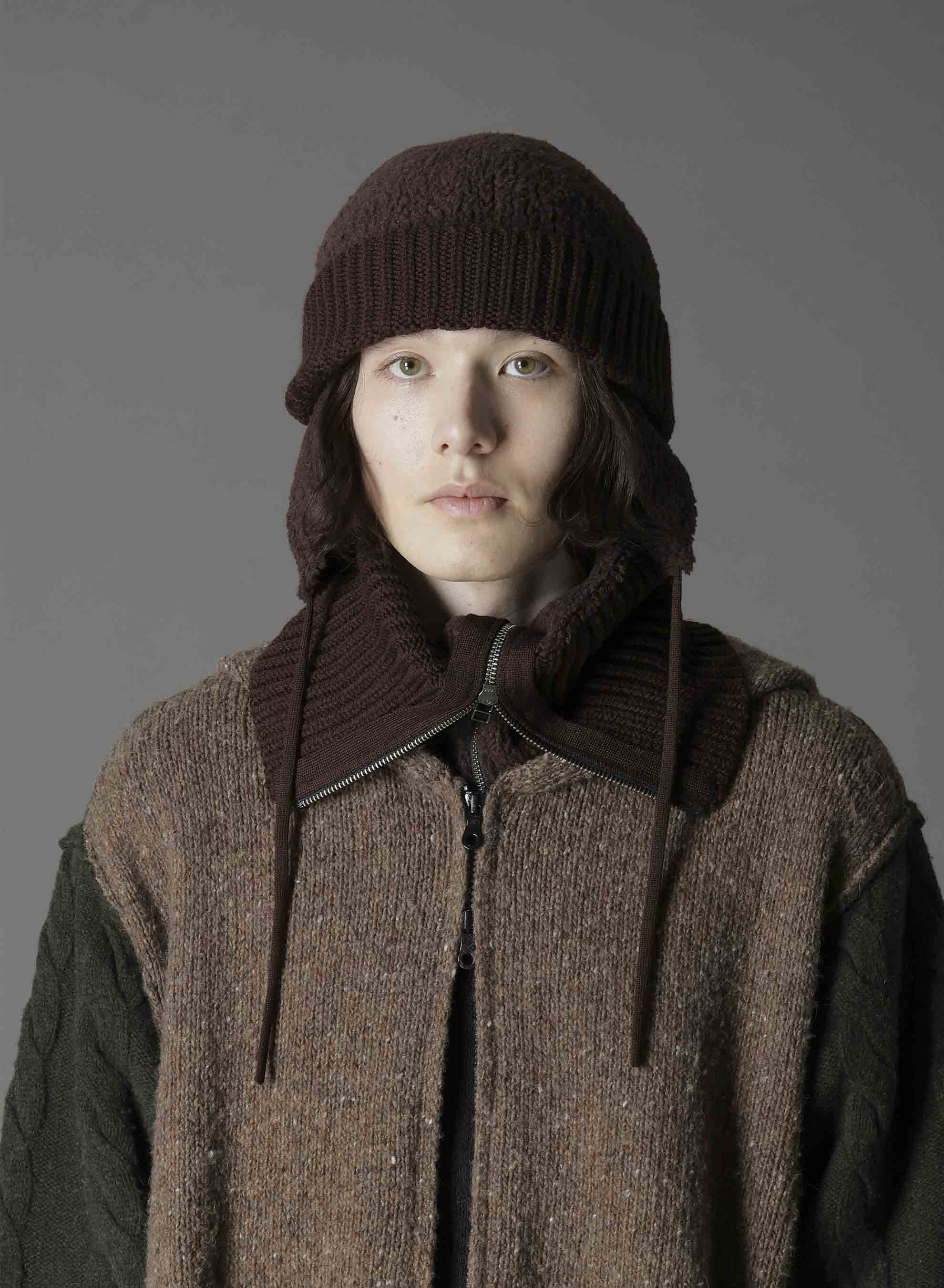 Wool boa+EX FineMerino Wool NECK WARMER