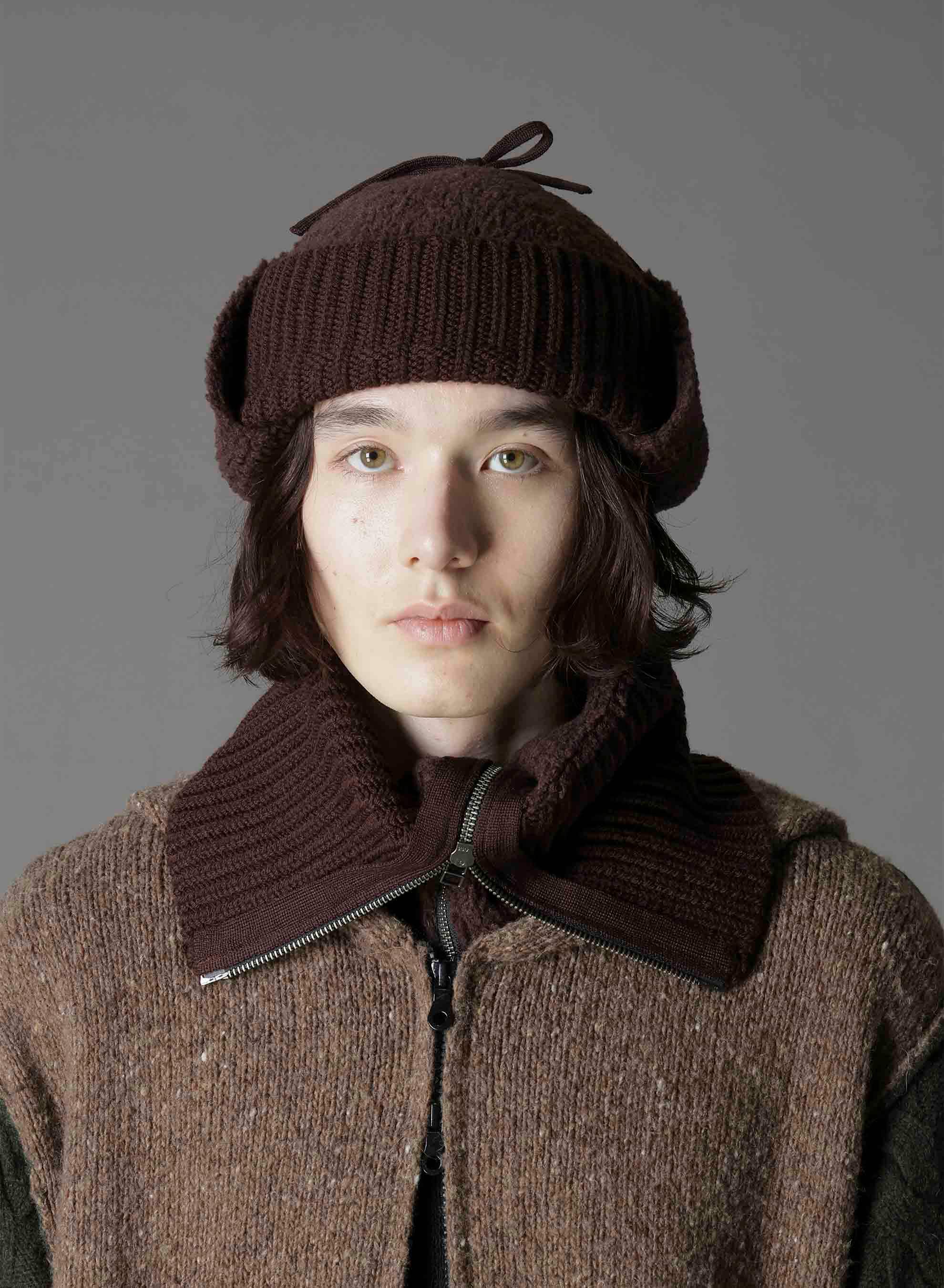 Wool boa+EX FineMerino Wool NECK WARMER