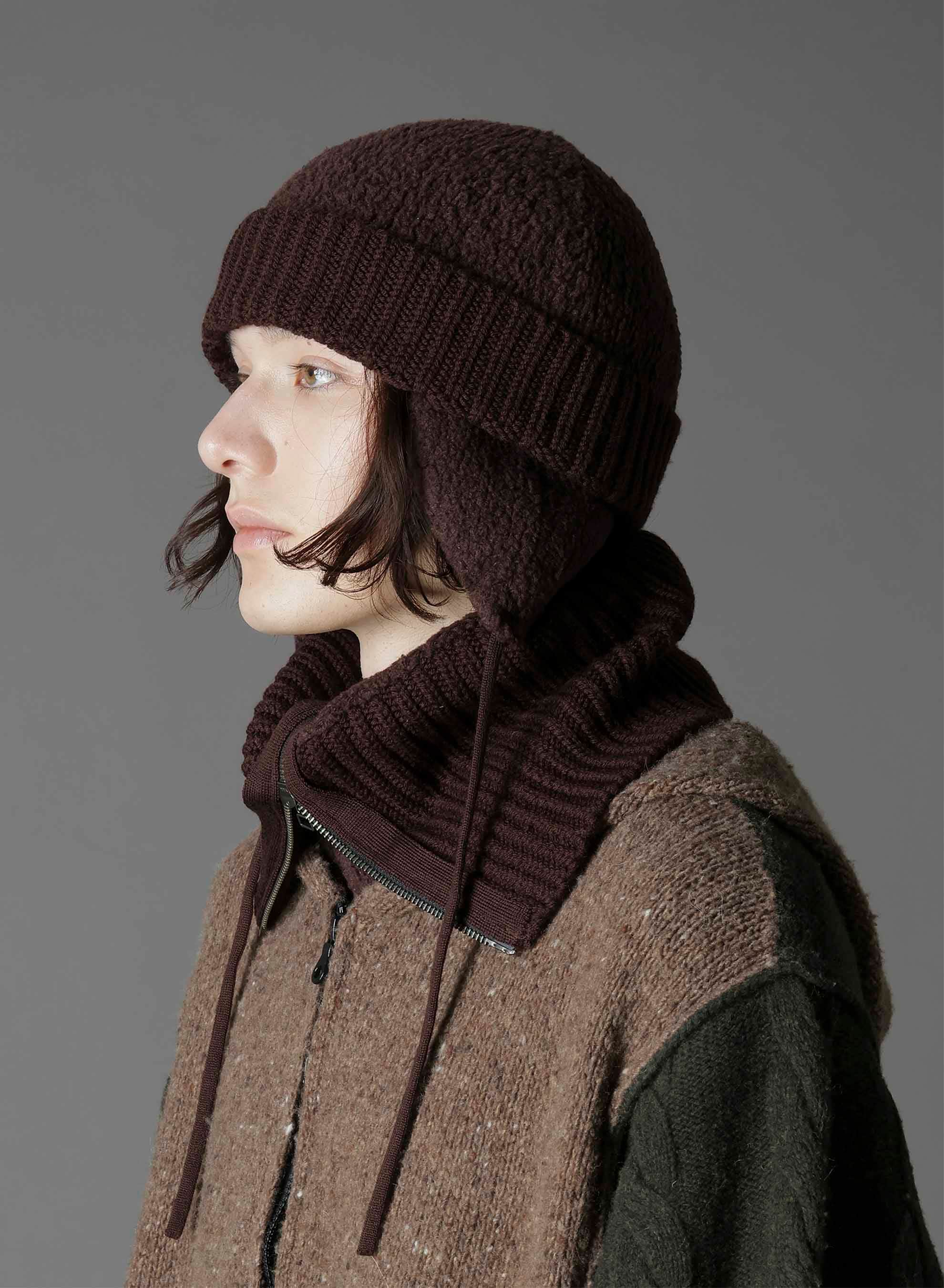 Wool boa+EX FineMerino Wool NECK WARMER