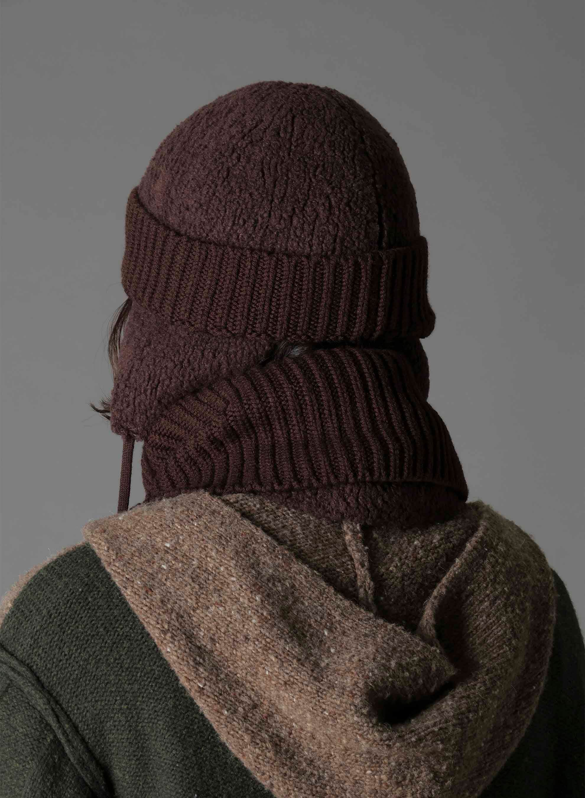 Wool boa+EX FineMerino Wool NECK WARMER