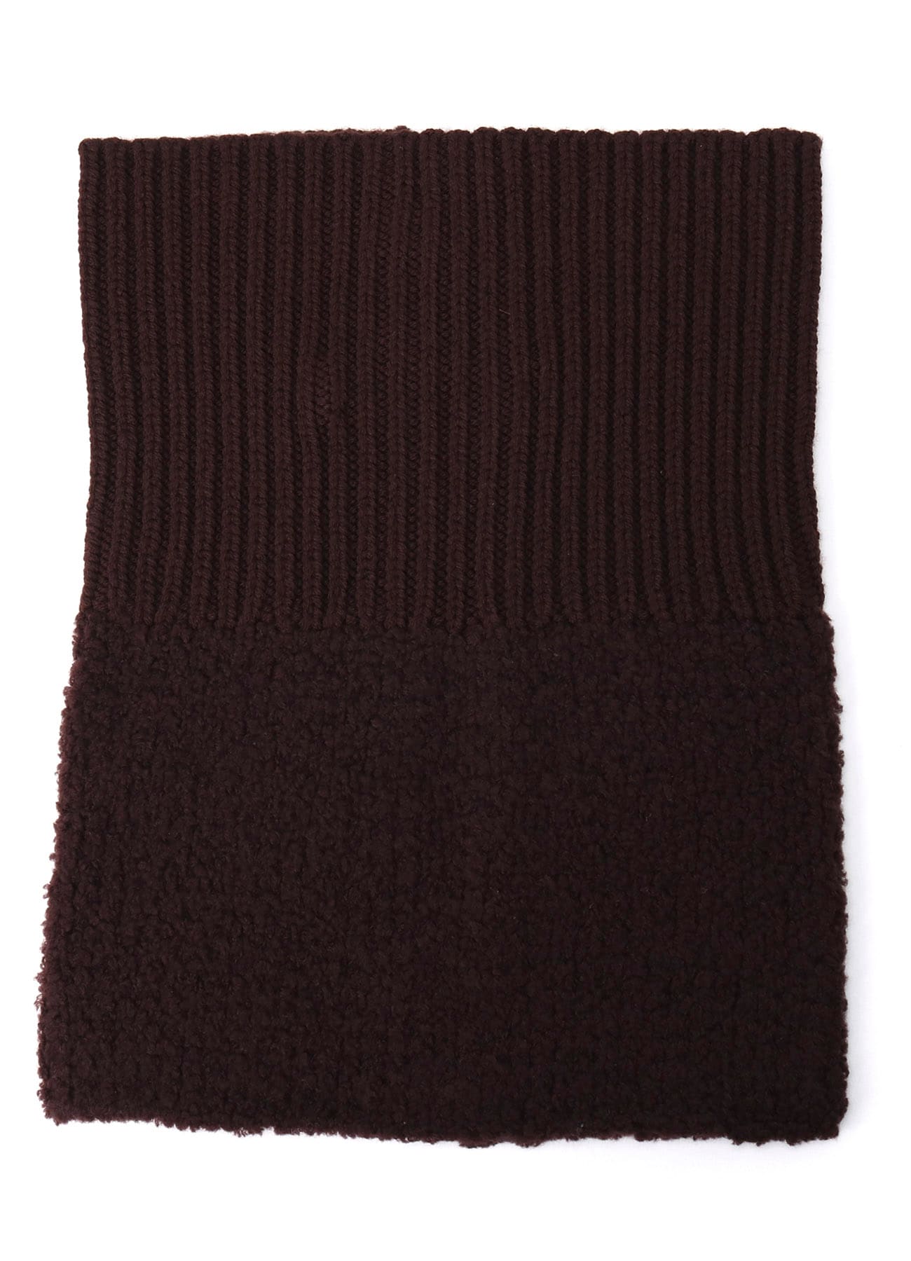 Wool boa+EX FineMerino Wool NECK WARMER