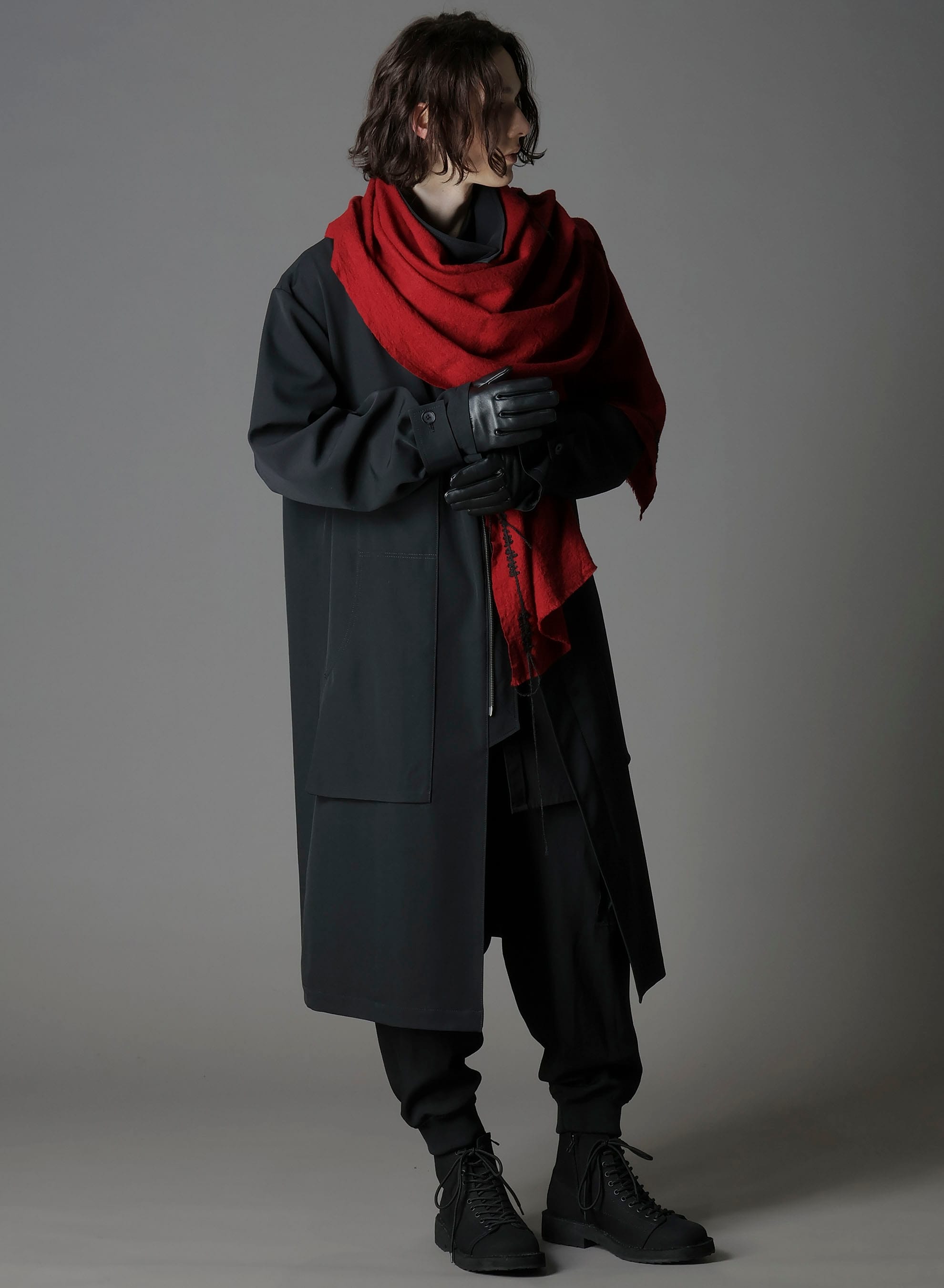 TETANY WOOL HAND STITCH SCARF