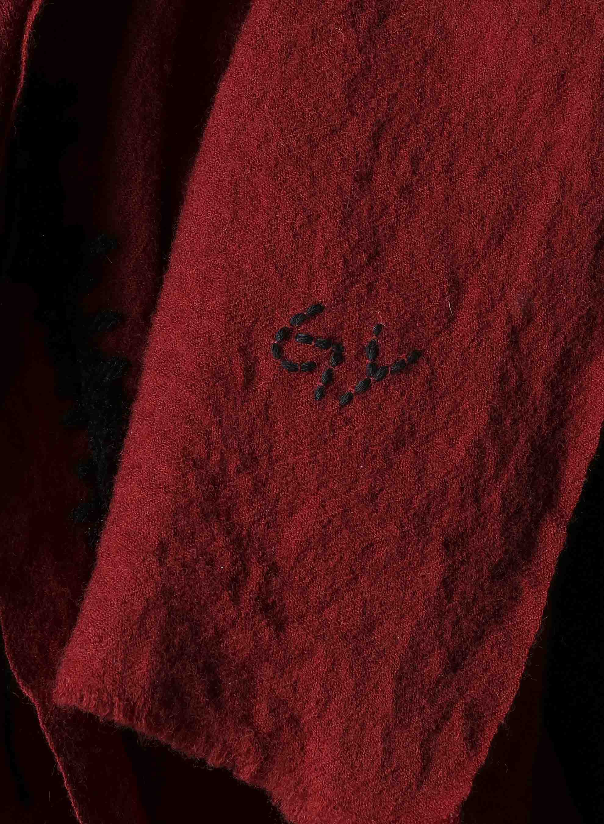 TETANY WOOL HAND STITCH SCARF