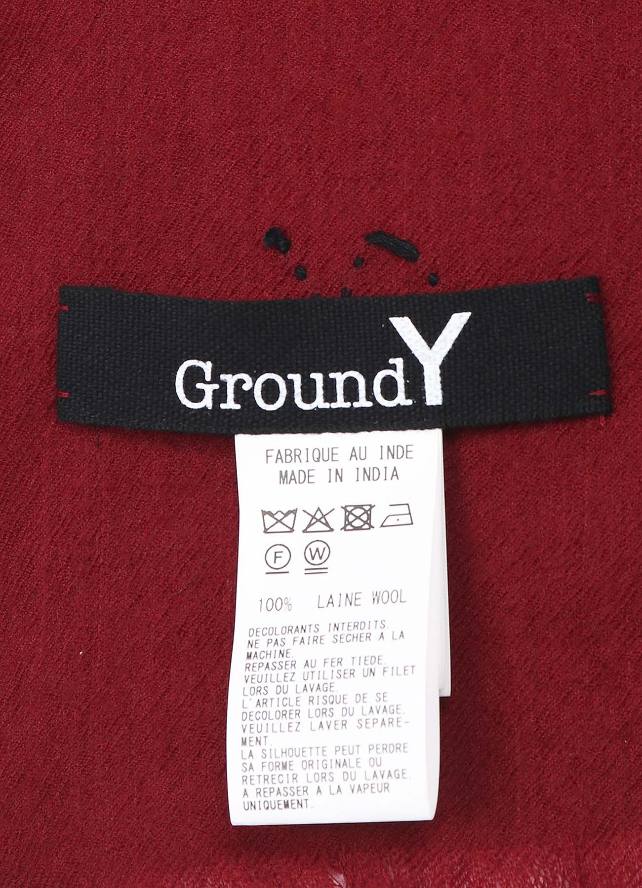 TETANY WOOL HAND STITCH SCARF