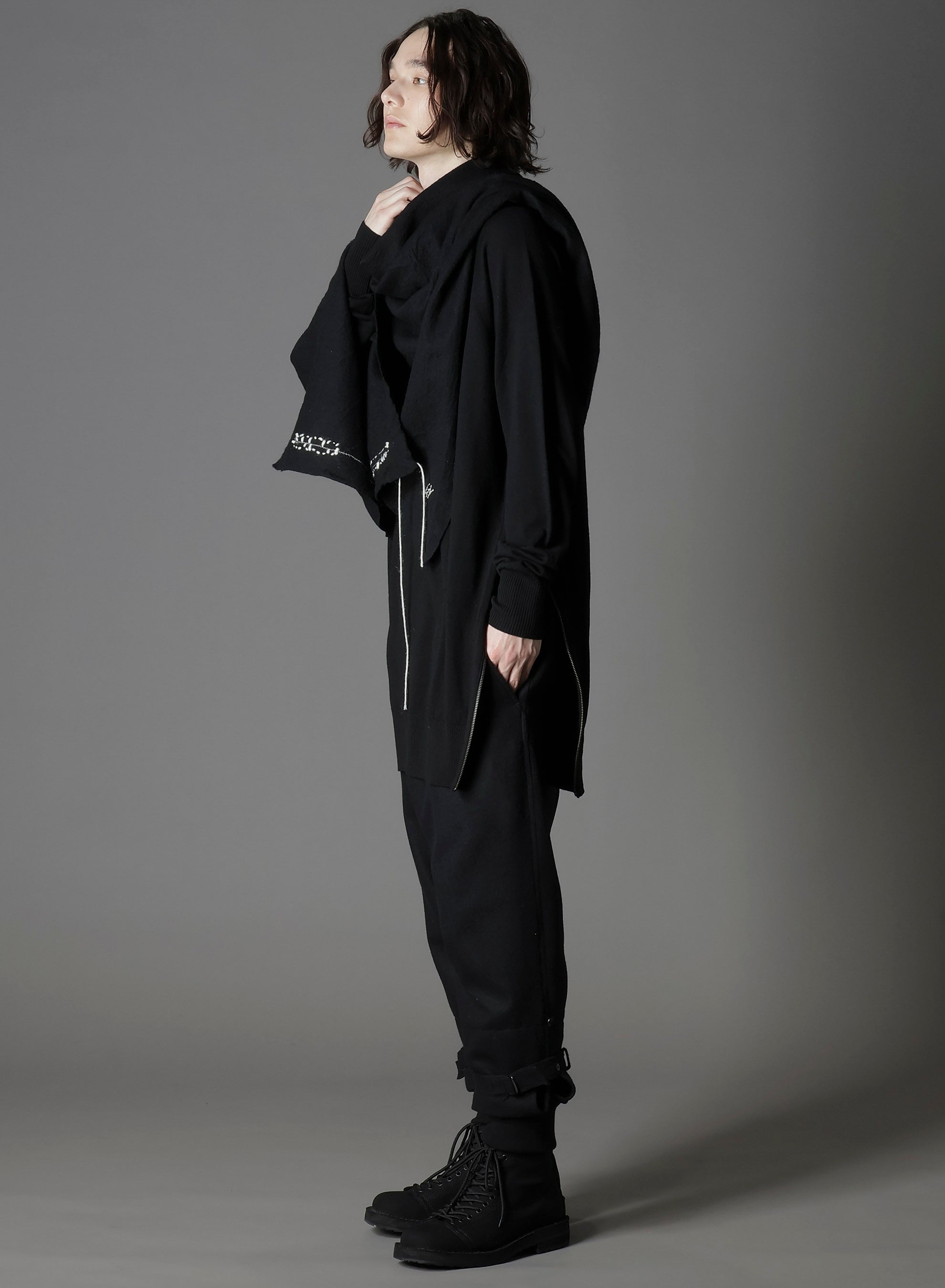 TETANY WOOL HAND STITCH SCARF