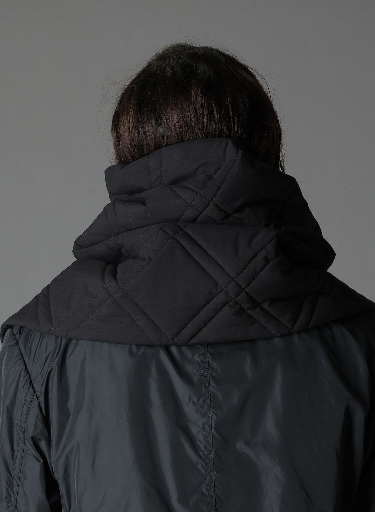 COTTON TYPEWRITER PADDED SCARF