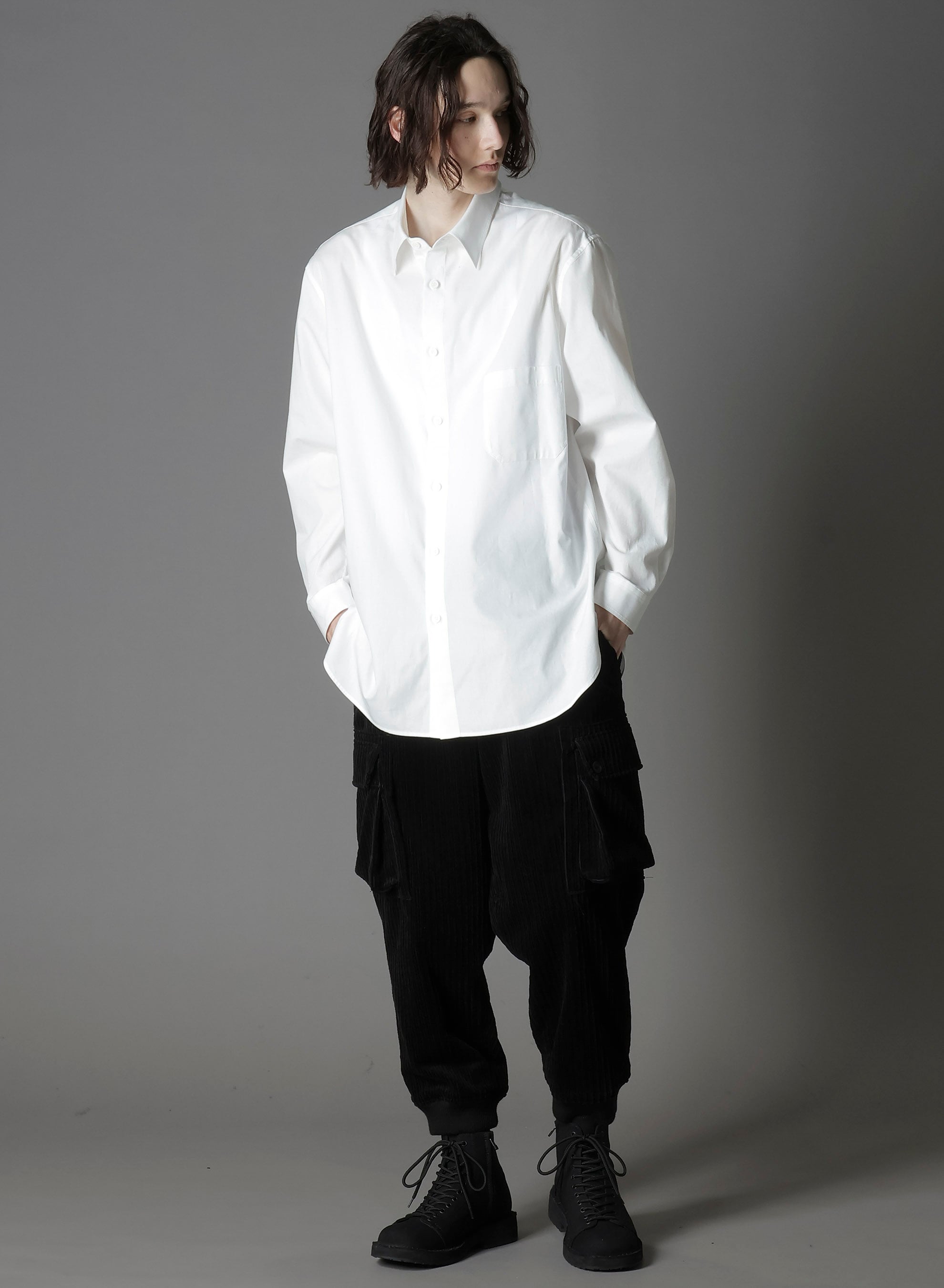 PAIR CORDUROY AIR TURNING RIBBED HEM CARGO