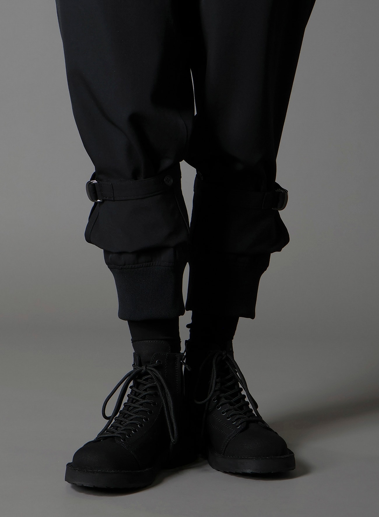 W/GABARDINE DOUBLE HEM RIB PANTS