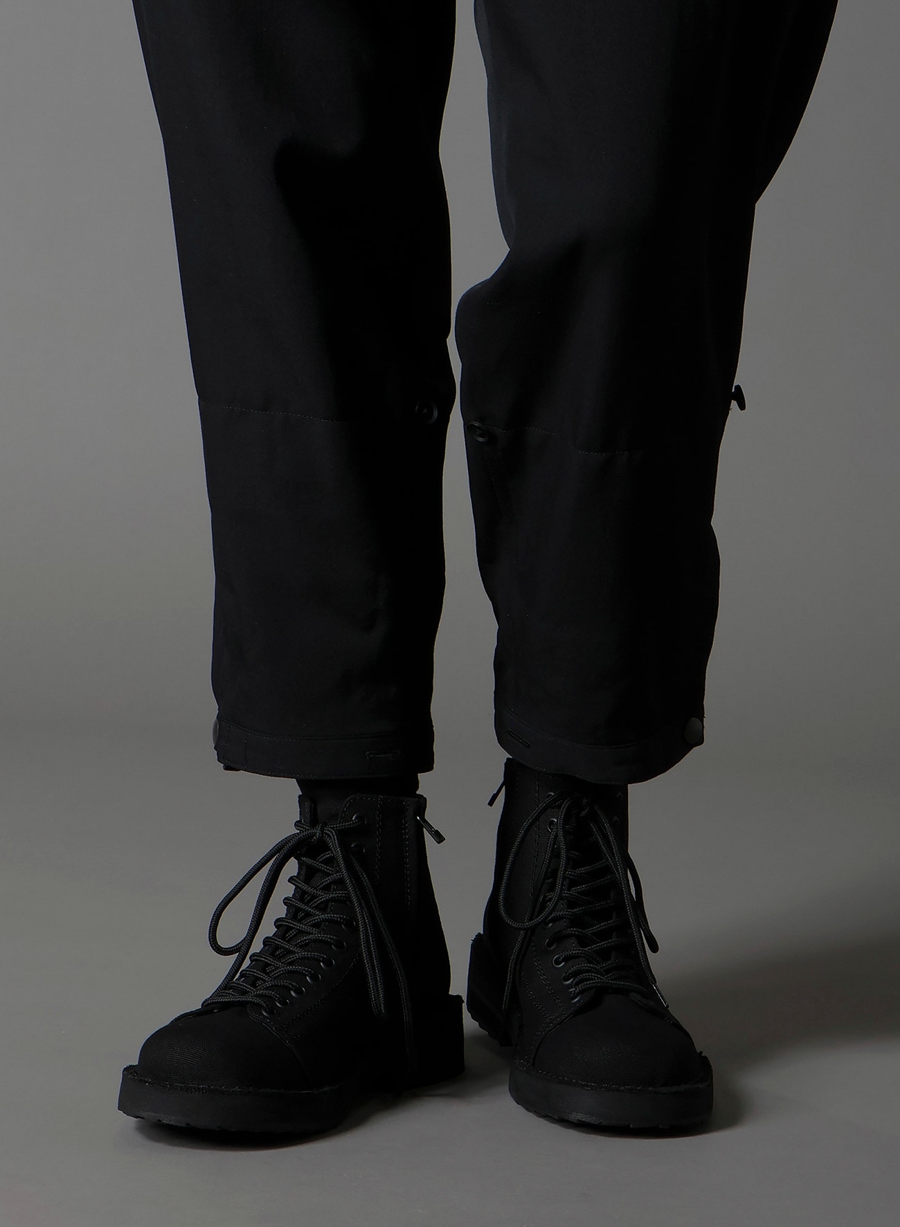 W/GABARDINE DOUBLE HEM RIB PANTS