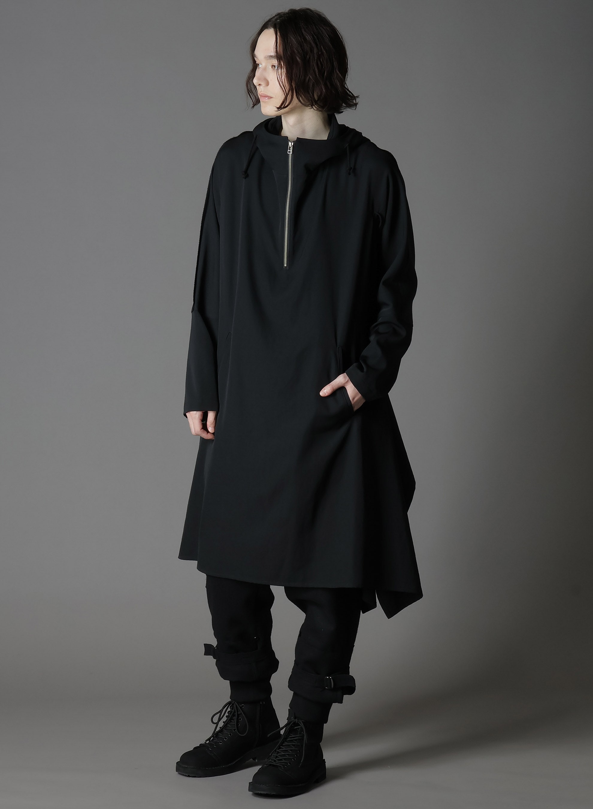 MELTON DOUBLE HEM RIB PANTS