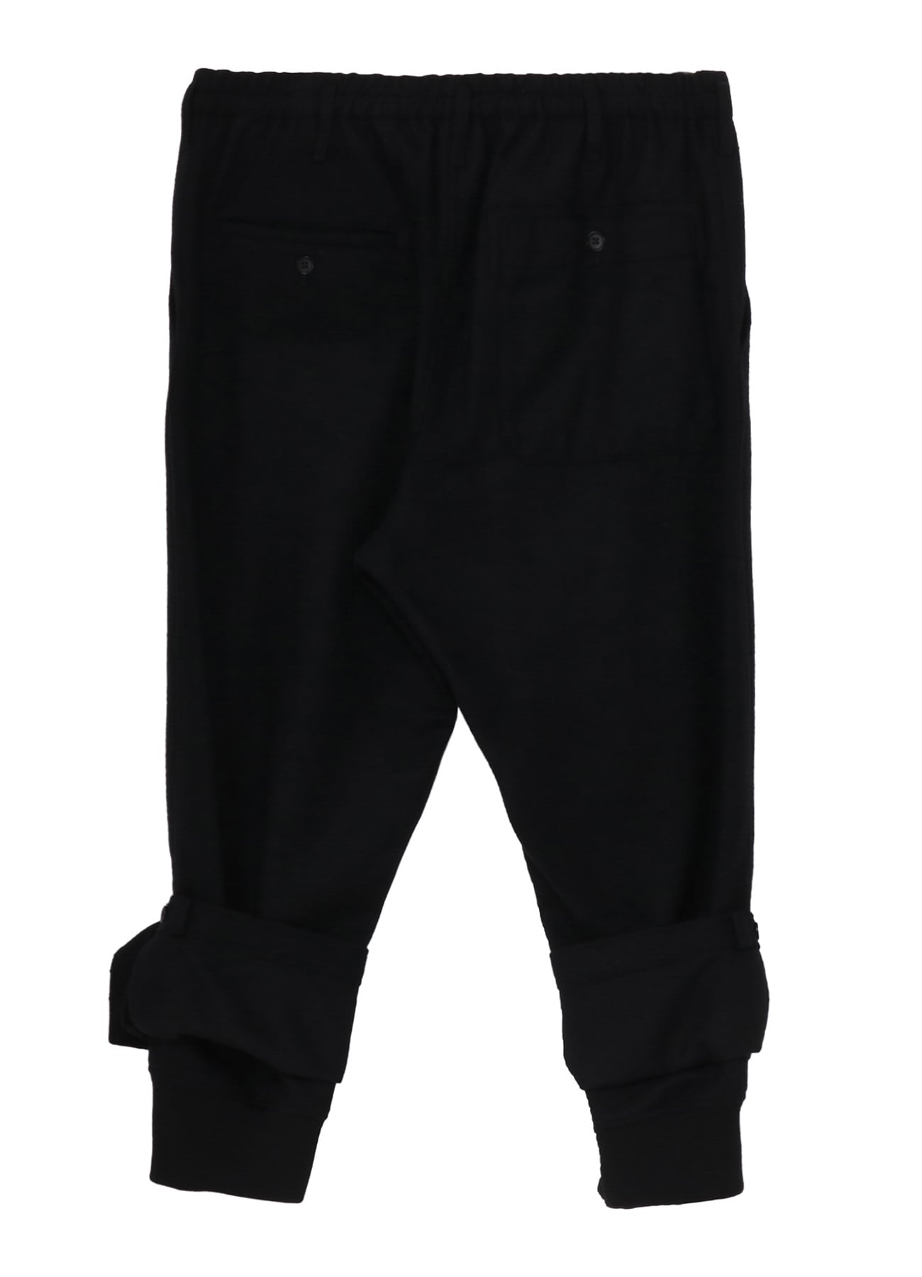 MELTON DOUBLE HEM RIB PANTS