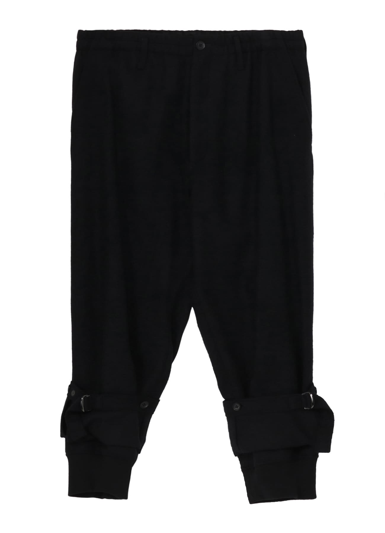 MELTON DOUBLE HEM RIB PANTS