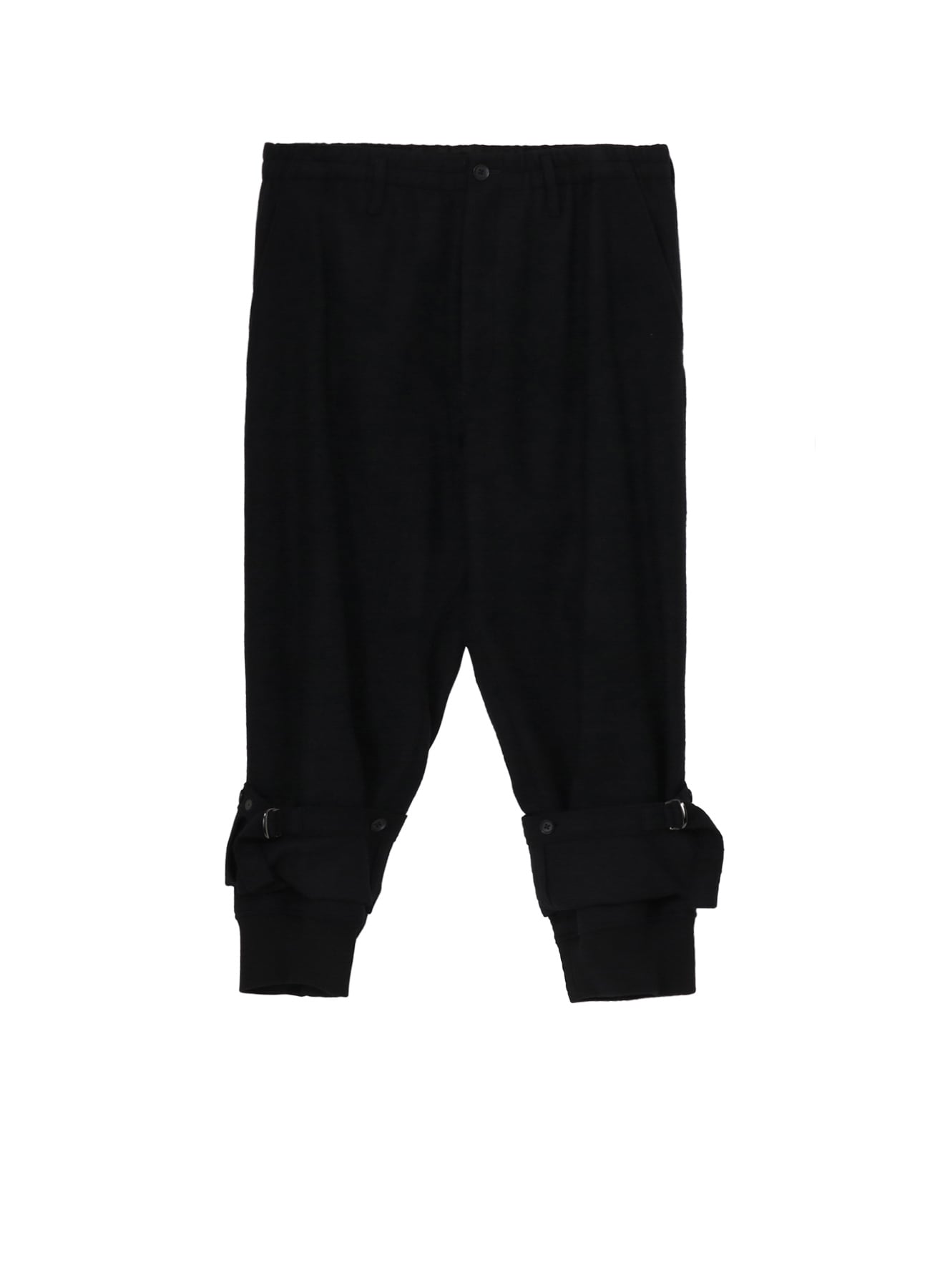 MELTON DOUBLE HEM RIB PANTS