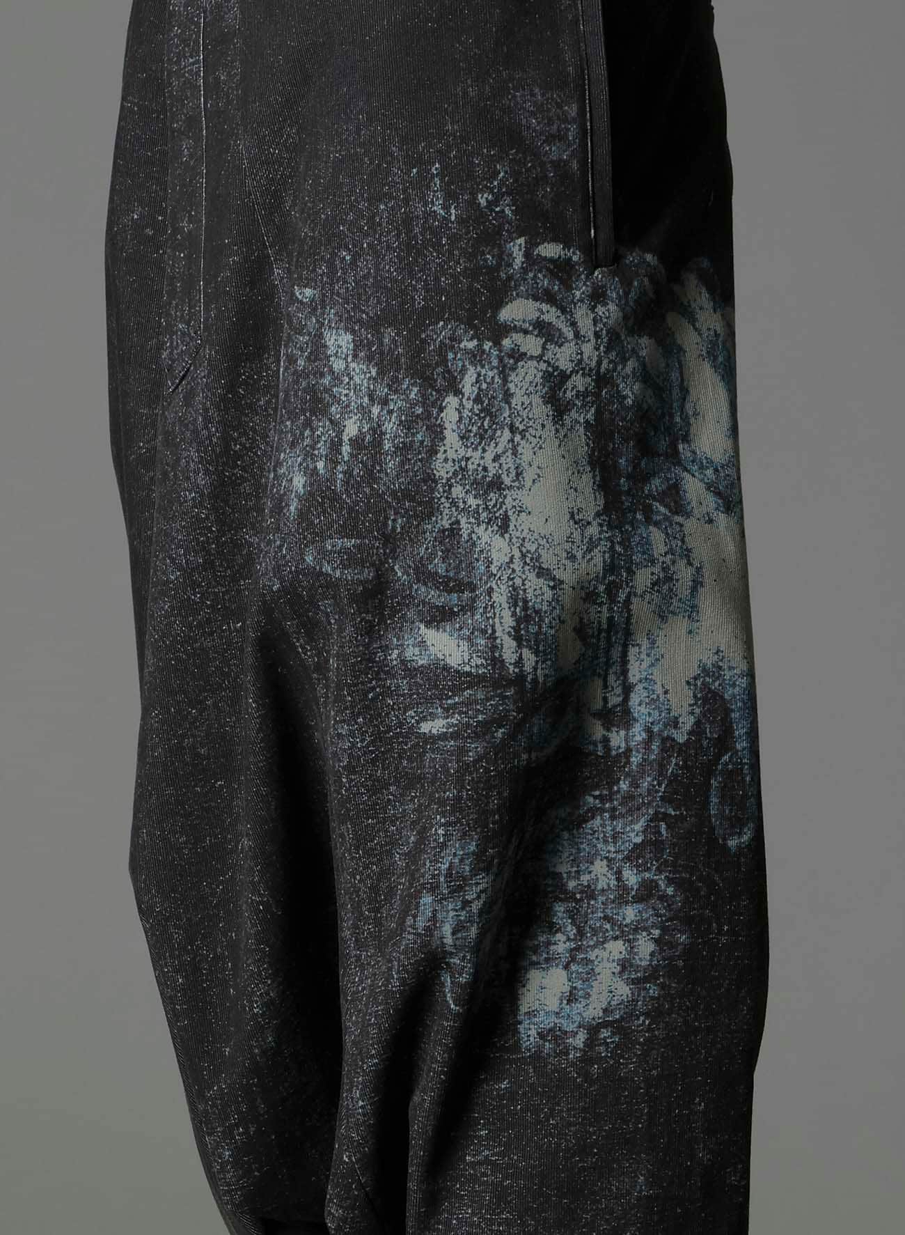 NARROW RIBS CORDUROY SAROUEL PANTS
