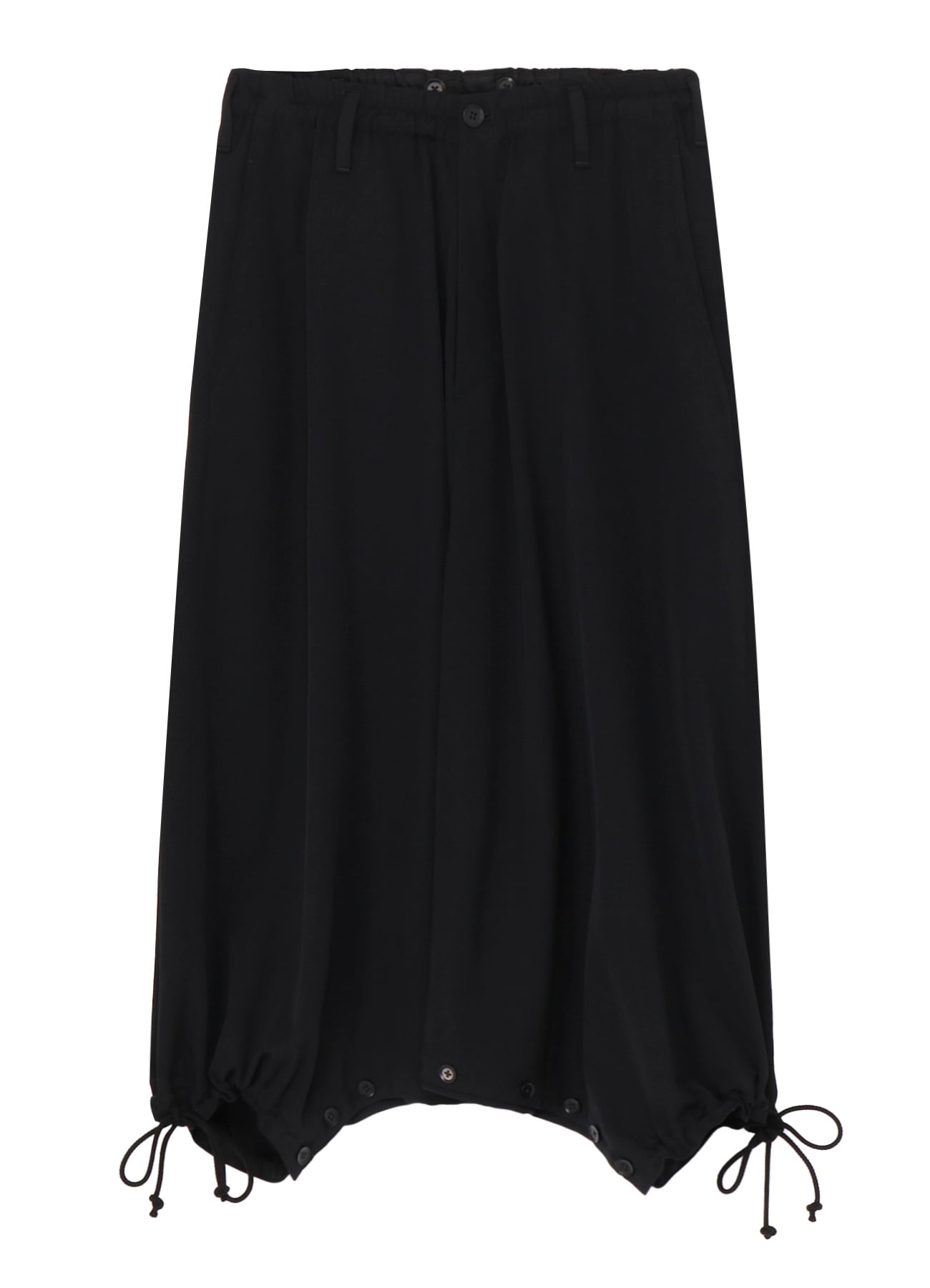 W/GABARDINE INSEAM BUTTON SAROUEL PANTS