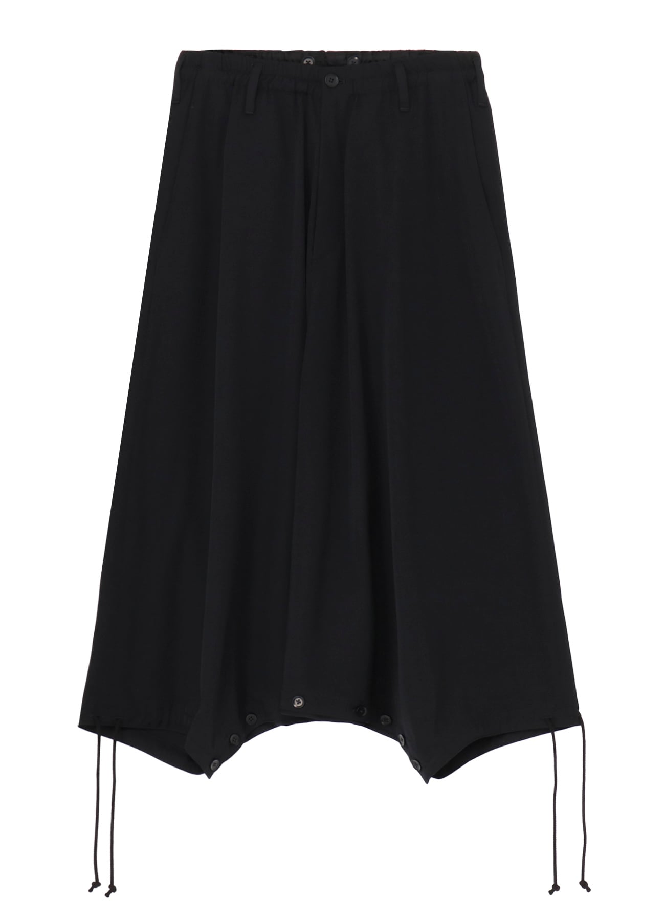 W/GABARDINE INSEAM BUTTON SAROUEL PANTS