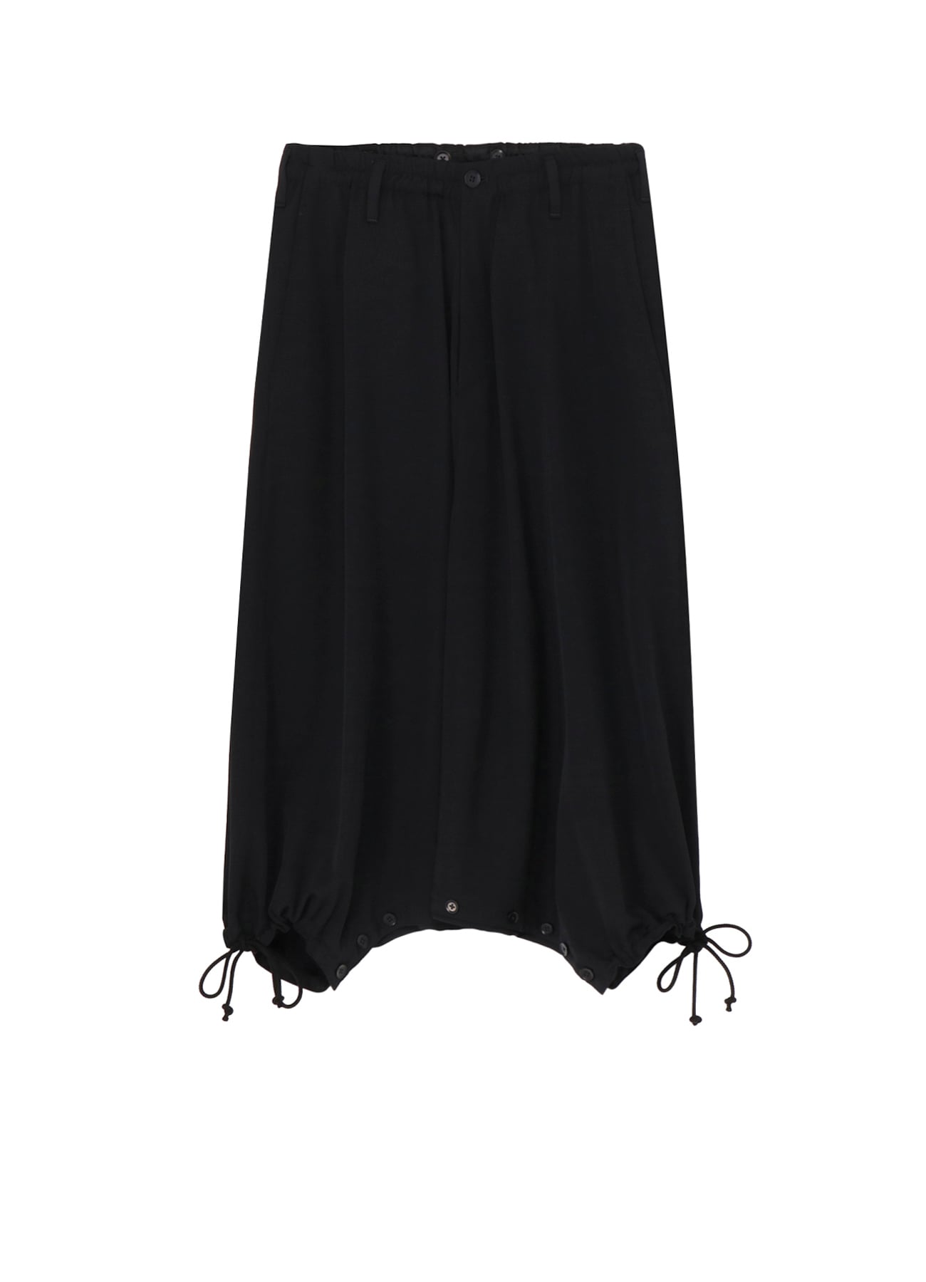 W/GABARDINE INSEAM BUTTON SAROUEL PANTS