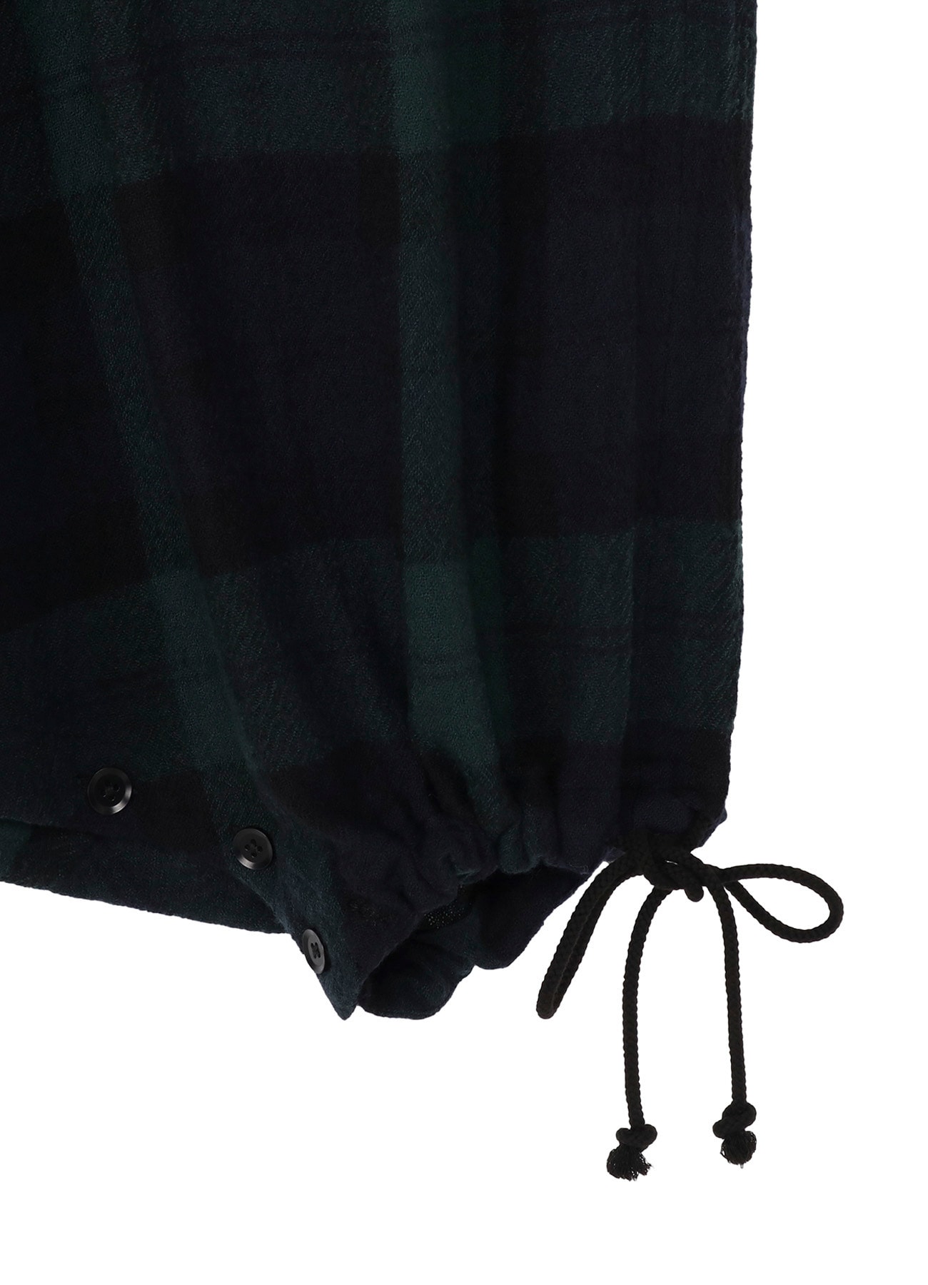 BIG REFINE  PLAID INSEAM BUTTON SAROUEL PANTS