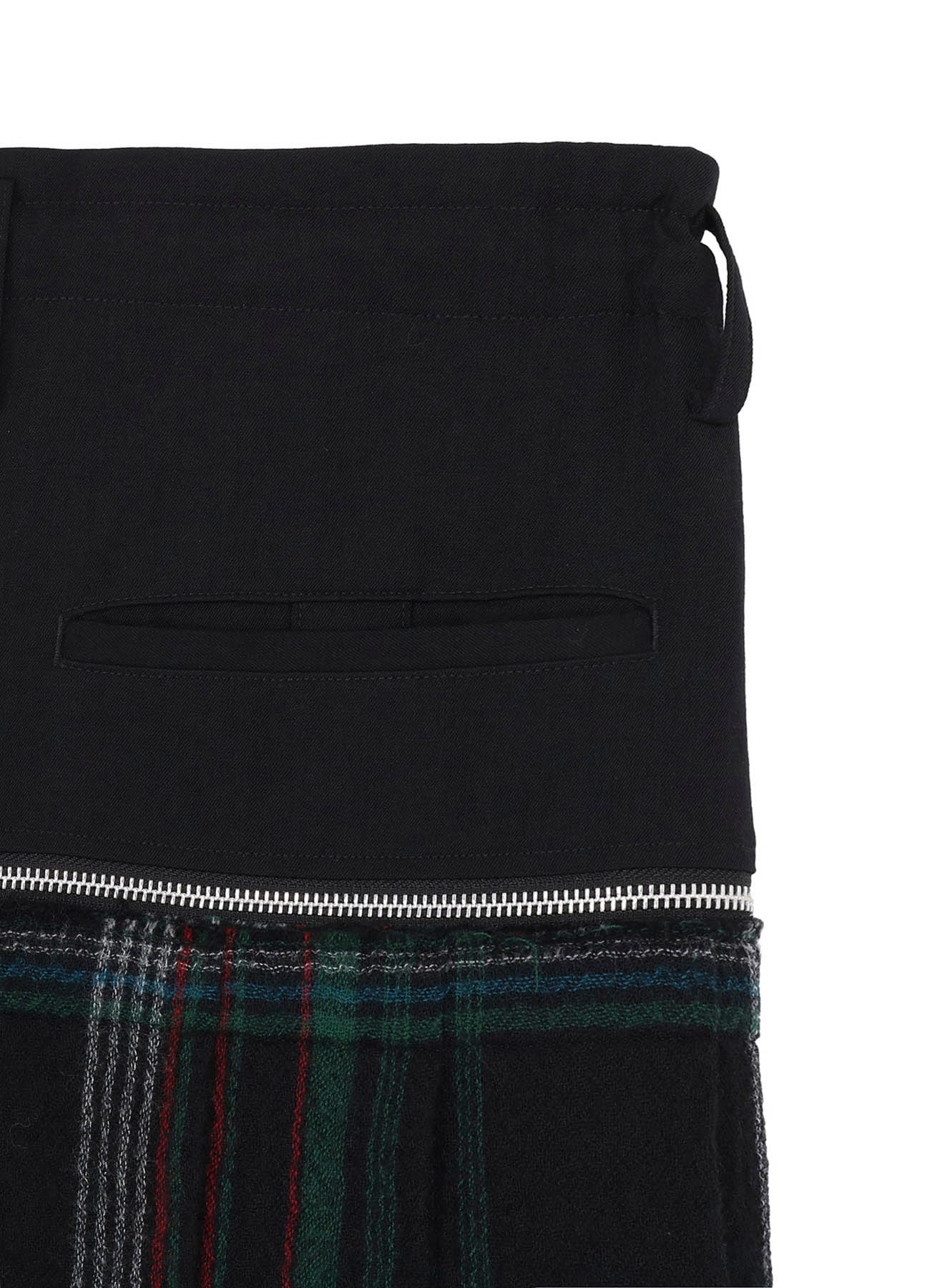 W/GABARDINE DOUBLE GAUZE  PLEATED SAROUEL PANTS