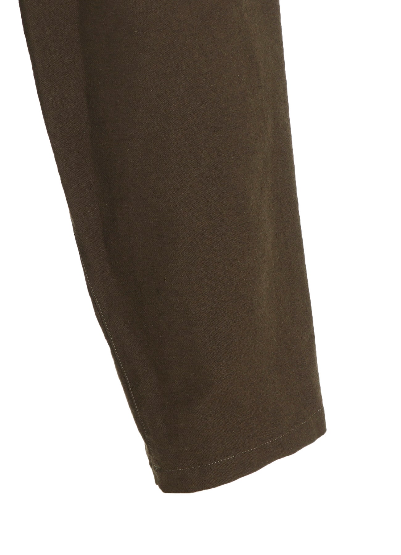COTTON FLAX MOLESKIN POCKET SLIM PANTS