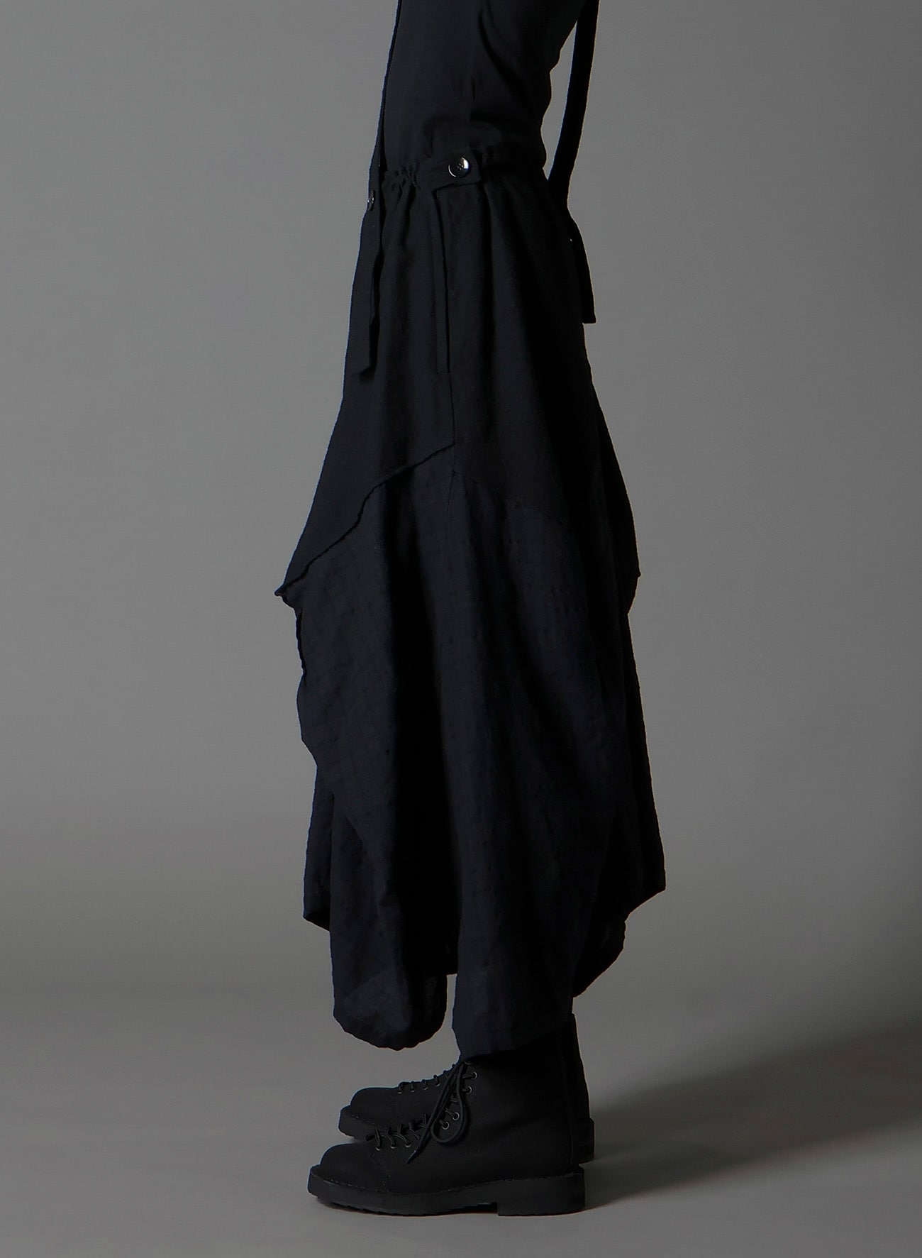 REFINE  PLAID + REFINE GAUZE SQUARE SKIRT