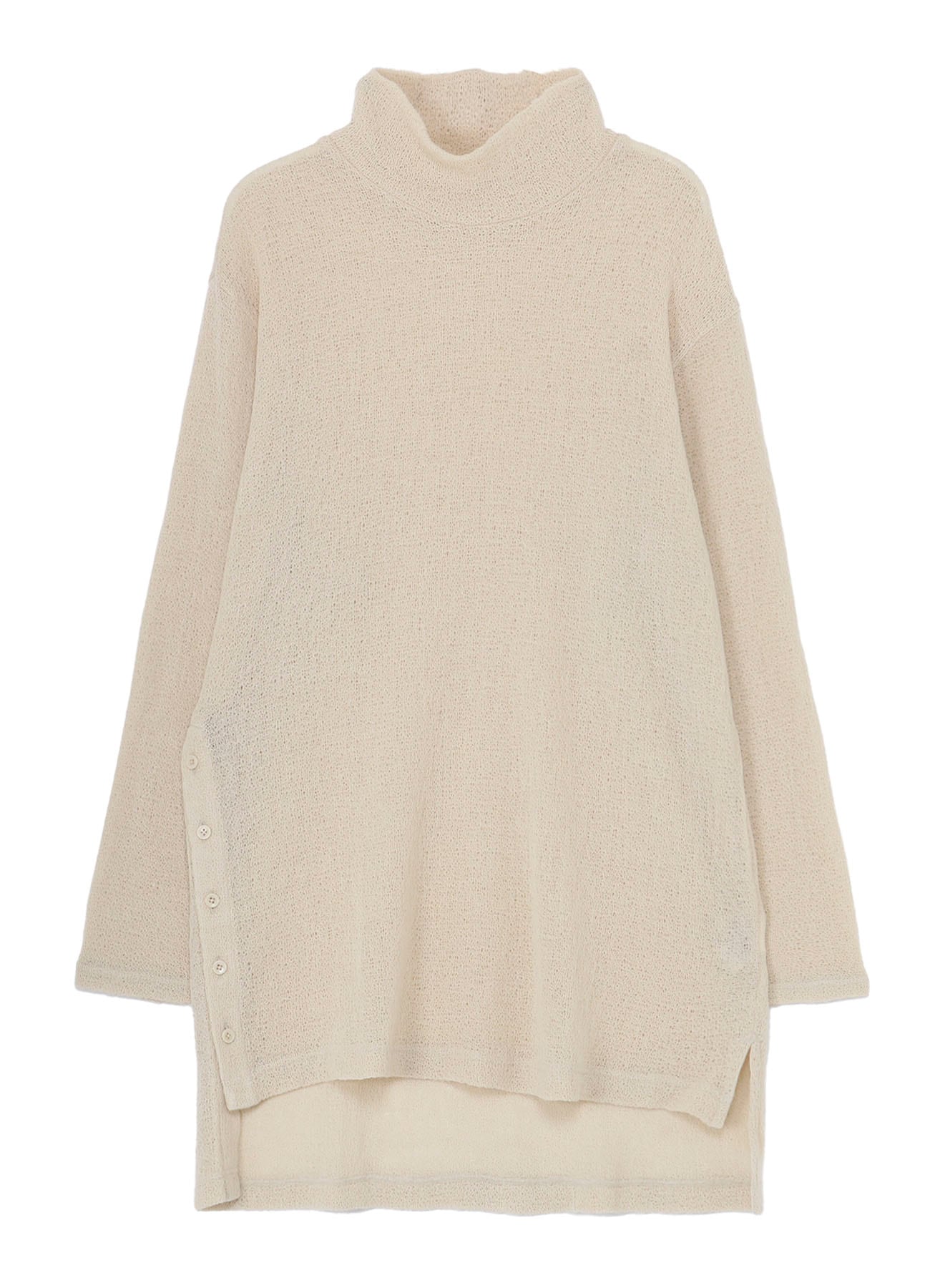 SPIDER WEB KNIT BIG TURTLENECK T-SHIRT