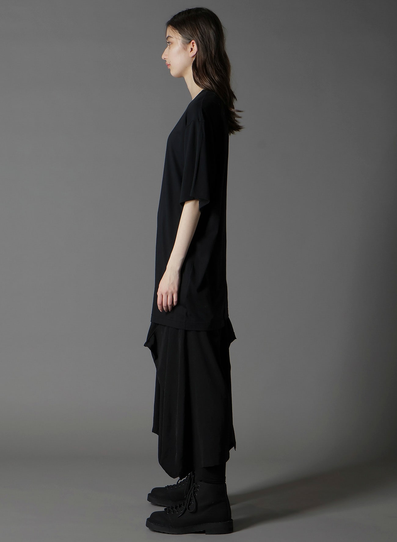 SILKETTE JERSEY W/ NUMBER PATTERN TSUJIKIRI LONG SLEEVED T-SHIRT