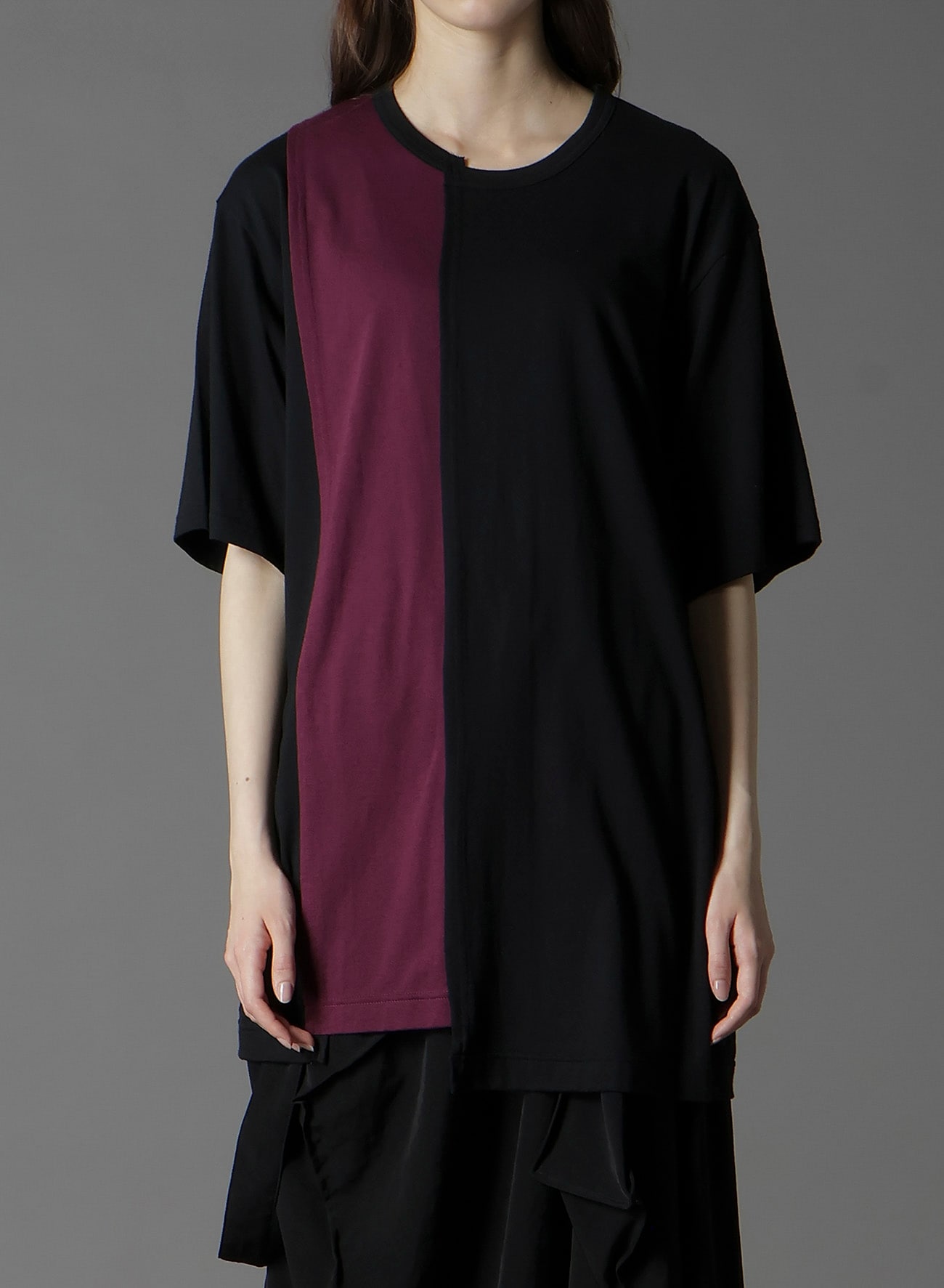 SILKETTE JERSEY W/ NUMBER PATTERN TSUJIKIRI LONG SLEEVED T-SHIRT