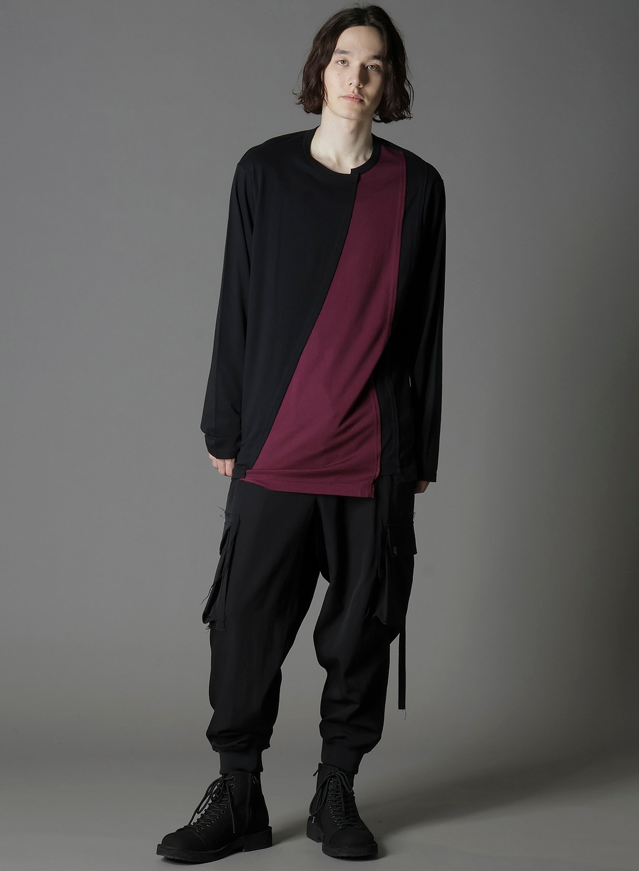 C/MO JERSEY COMBINATION  TSUJIKIRI LONG SLEEVED T-SHIRT