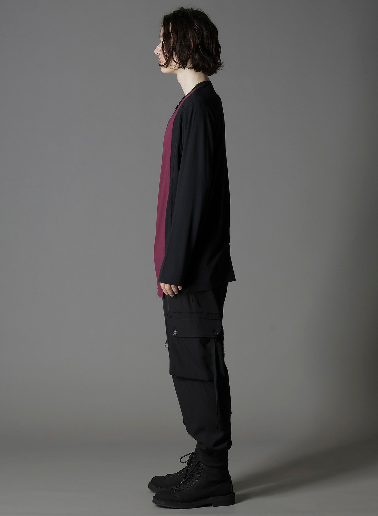 C/MO JERSEY COMBINATION  TSUJIKIRI LONG SLEEVED T-SHIRT