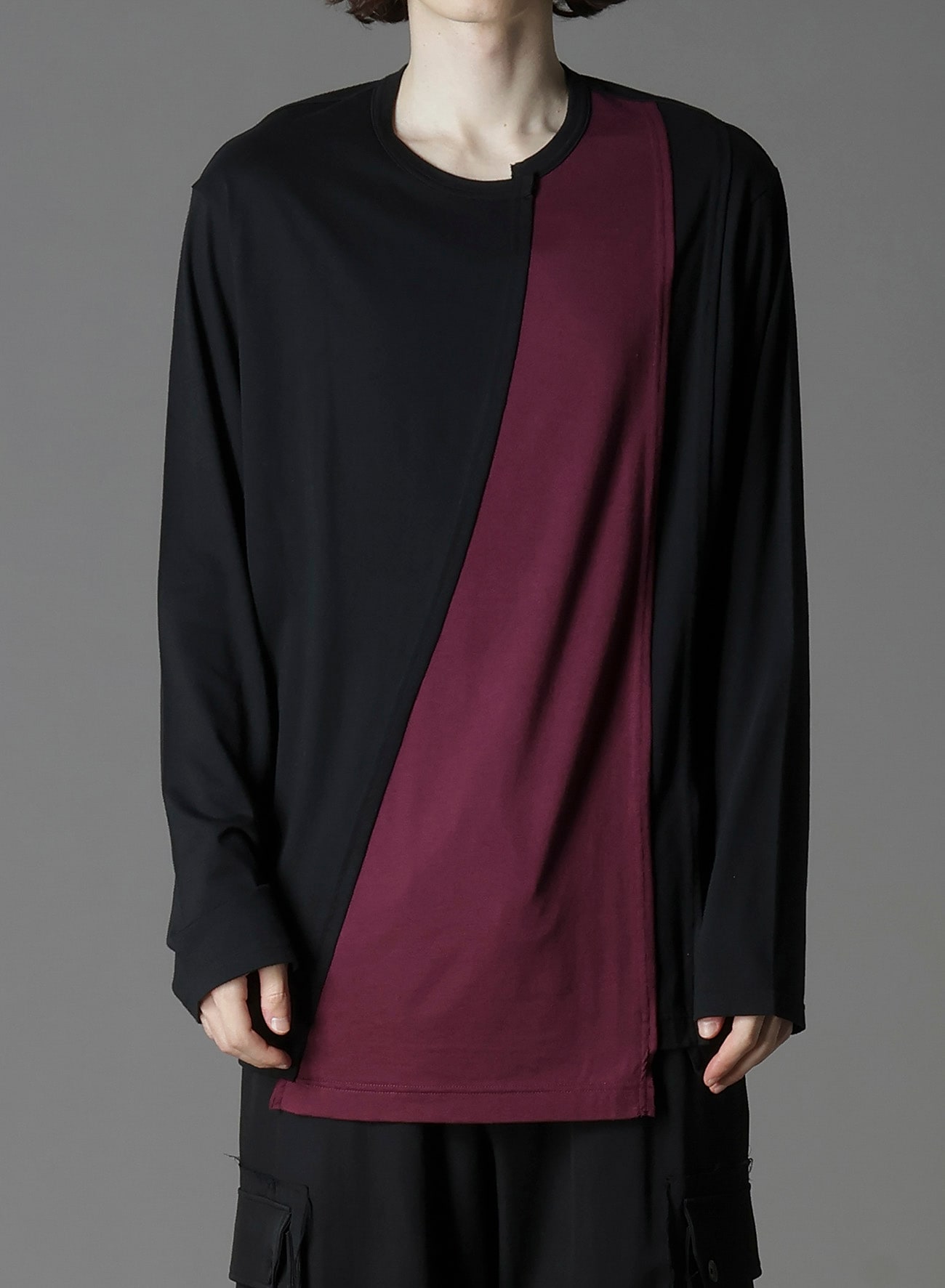 C/MO JERSEY COMBINATION  TSUJIKIRI LONG SLEEVED T-SHIRT