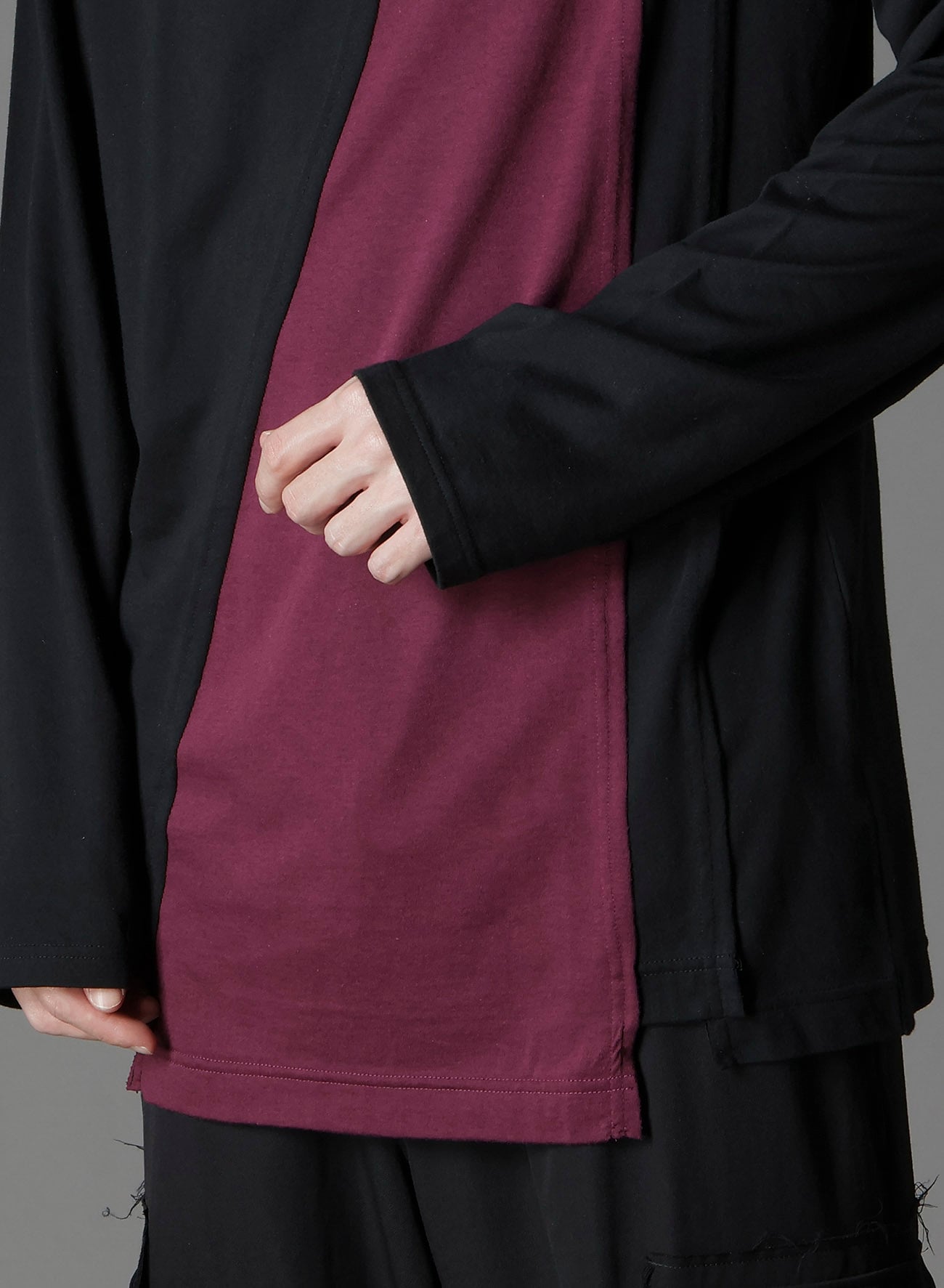 C/MO JERSEY COMBINATION  TSUJIKIRI LONG SLEEVED T-SHIRT
