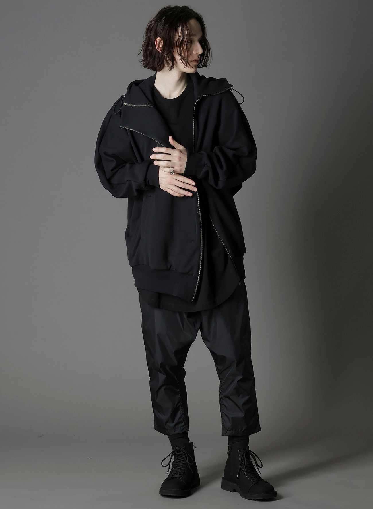 ULTIMA HEAVY FLEECE INVERTED V HOODIE SLIM