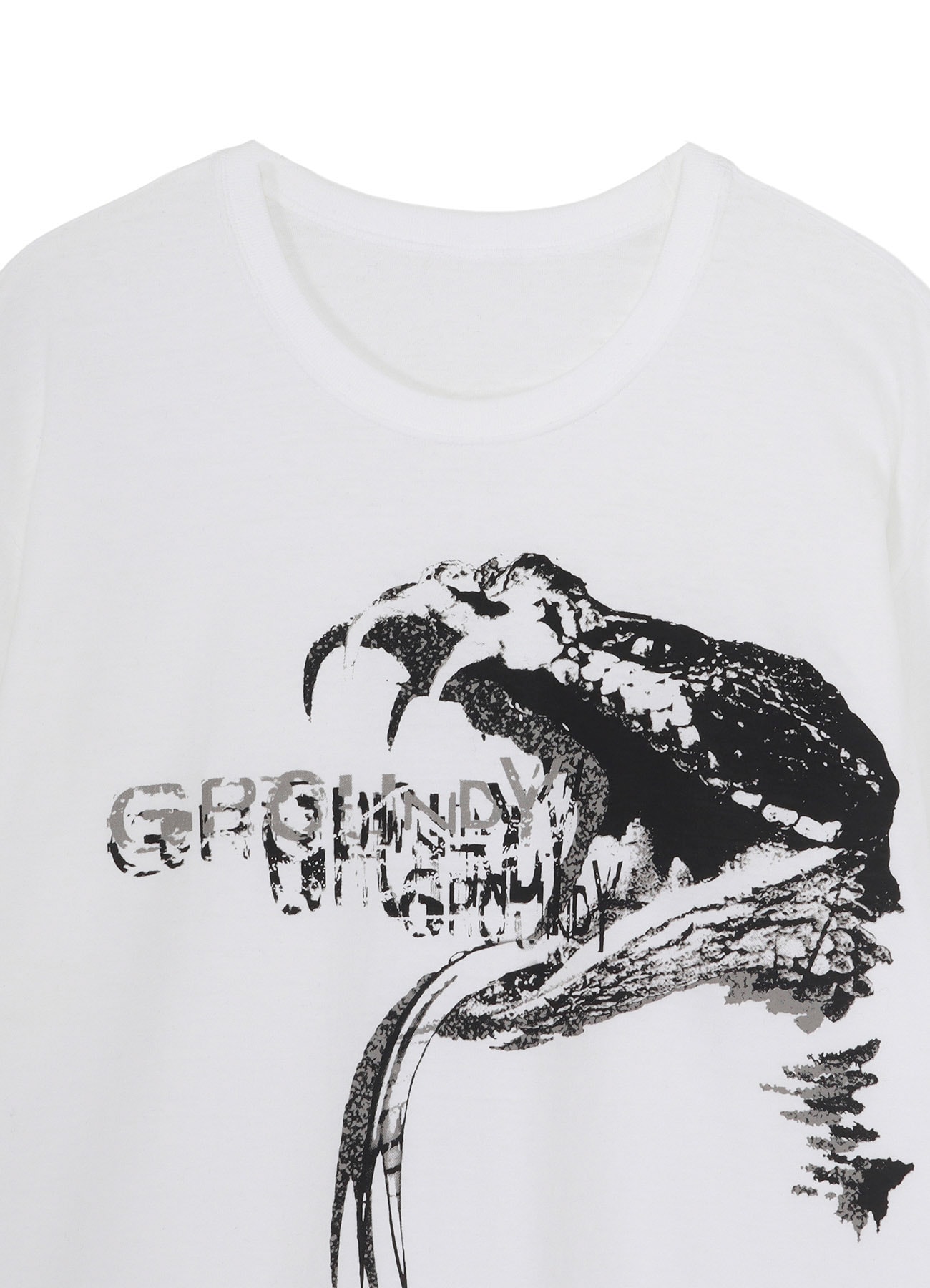 COTTON JERSEY SNAKE GRAPHIC T-SHIRT