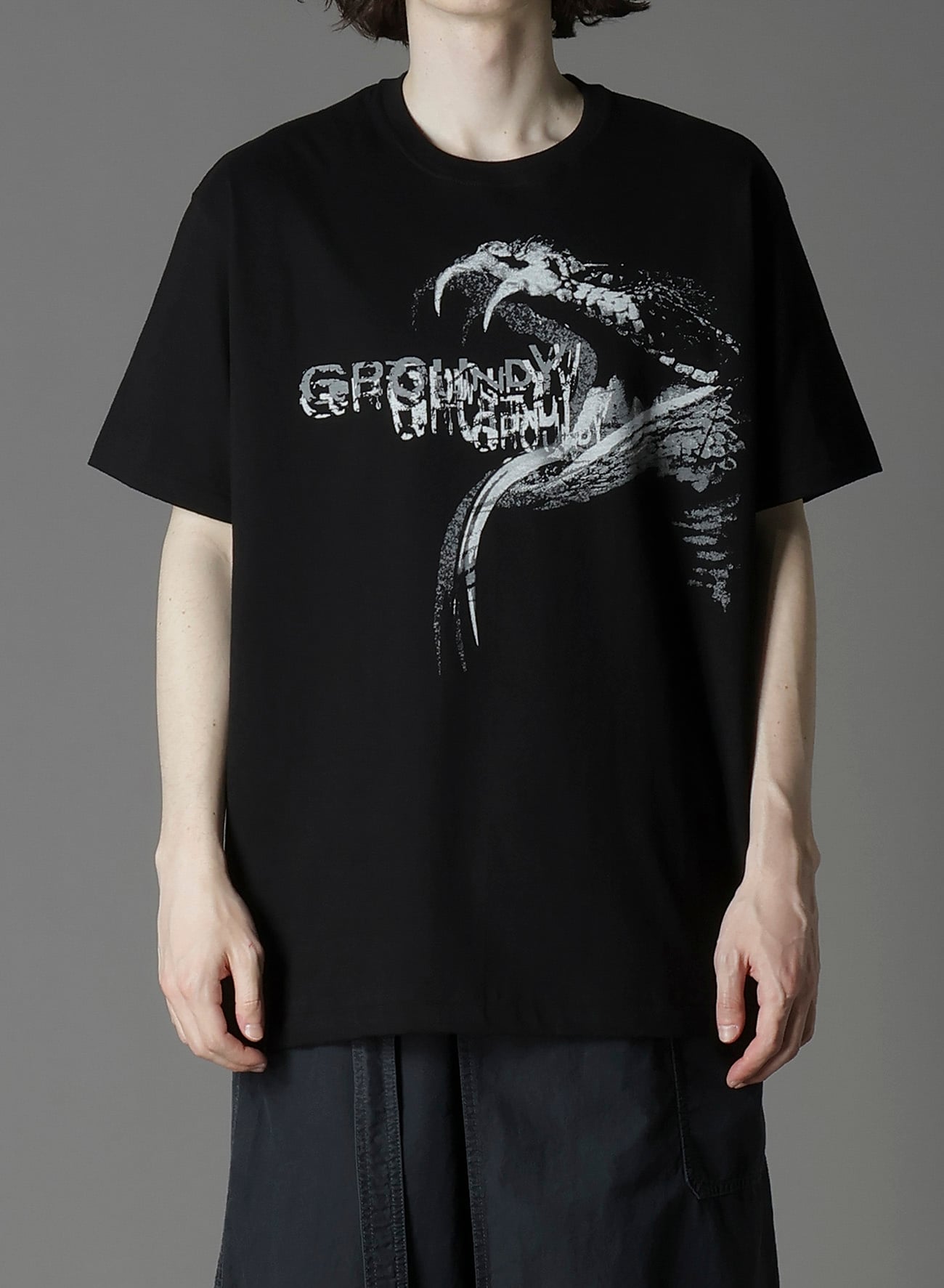COTTON JERSEY SNAKE GRAPHIC T-SHIRT