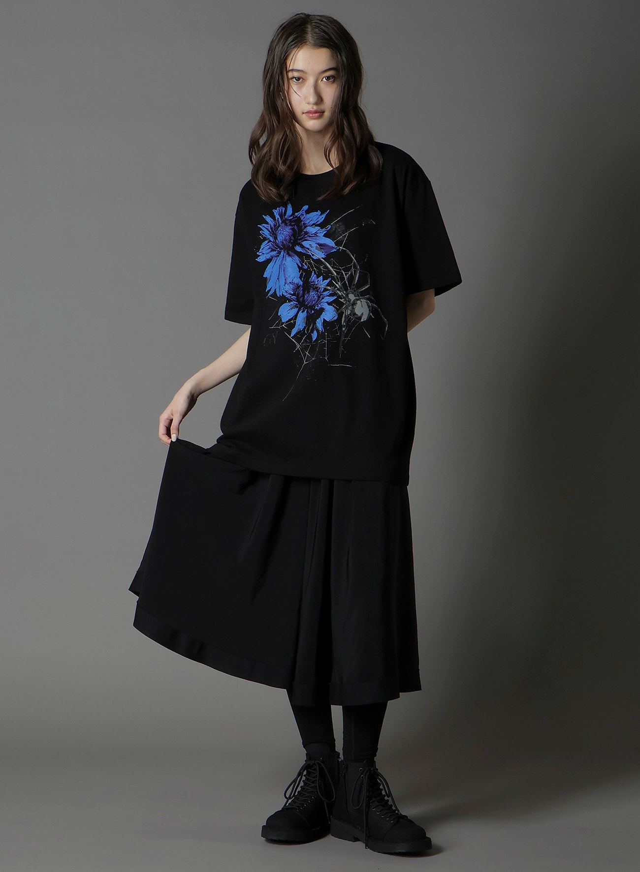 20/COTTON JERSEY FLOWER&SPIDER