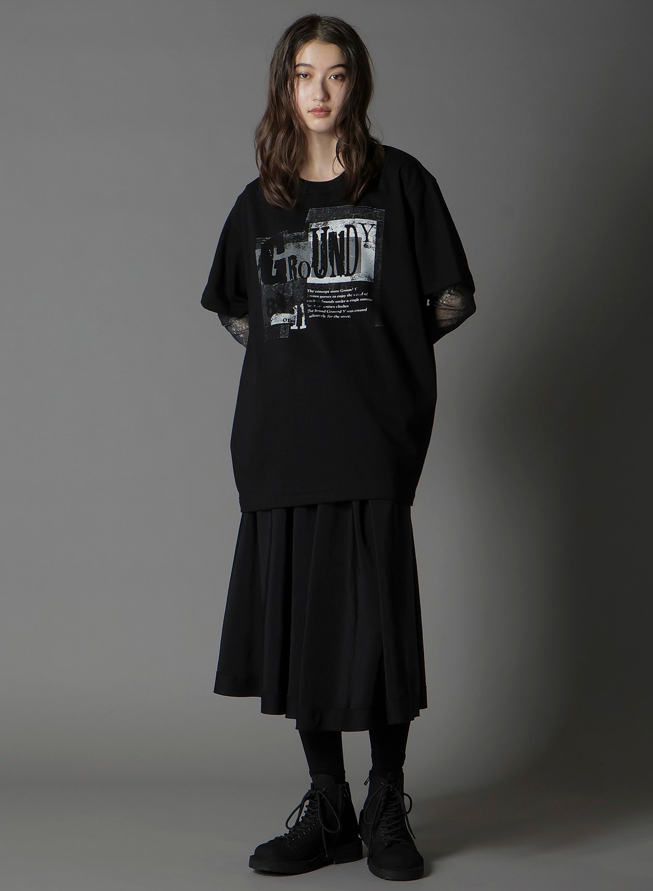 COTTON JERSEY GRANGE GRAPHIC T-SHIRT