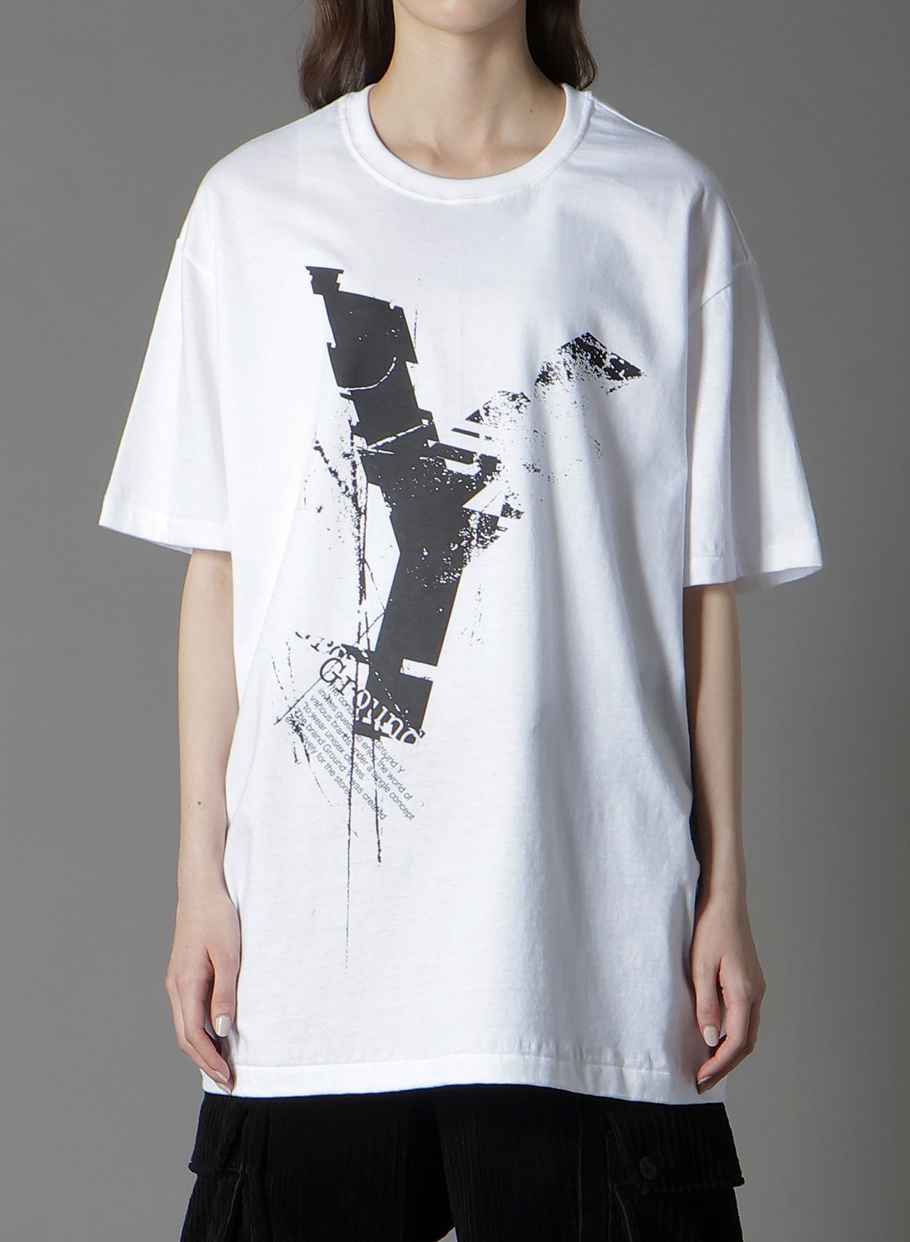 COTTON JERSEY LOGO GRAPHIC T-SHIRT