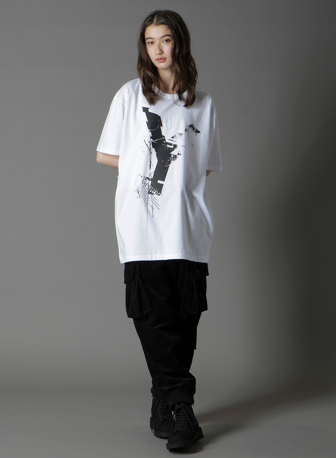 COTTON JERSEY LOGO GRAPHIC T-SHIRT