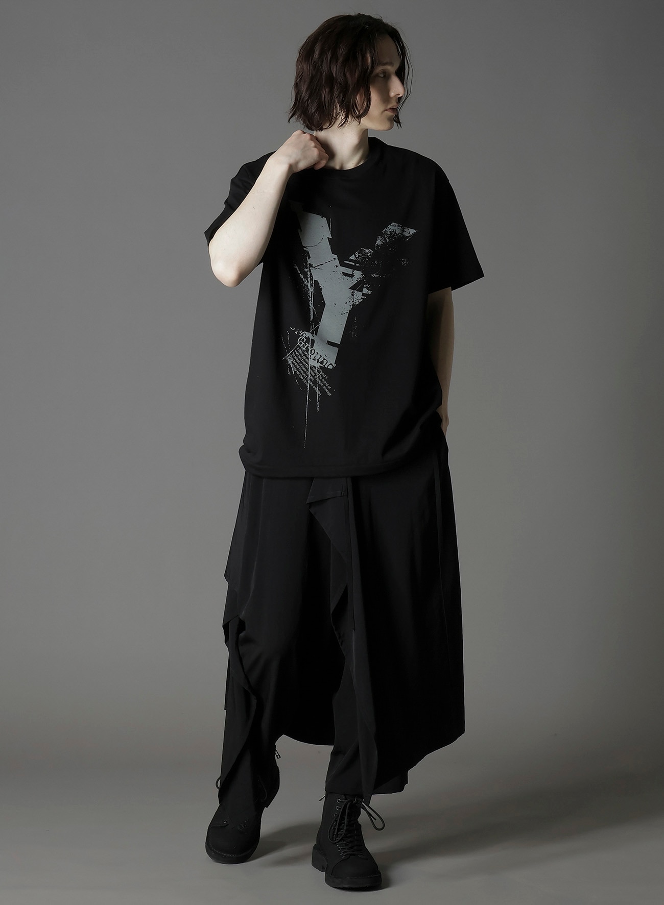 COTTON JERSEY LOGO GRAPHIC T-SHIRT